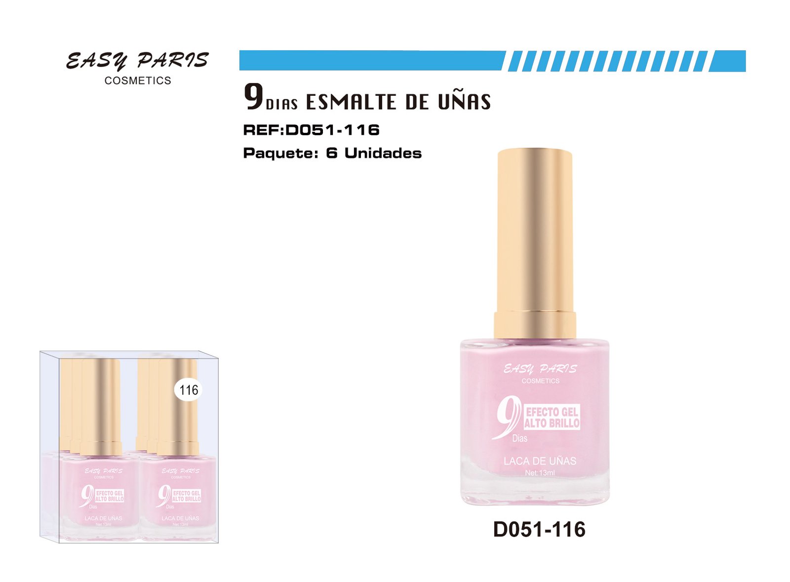 LACA DE UÑAS 9 DIAS
