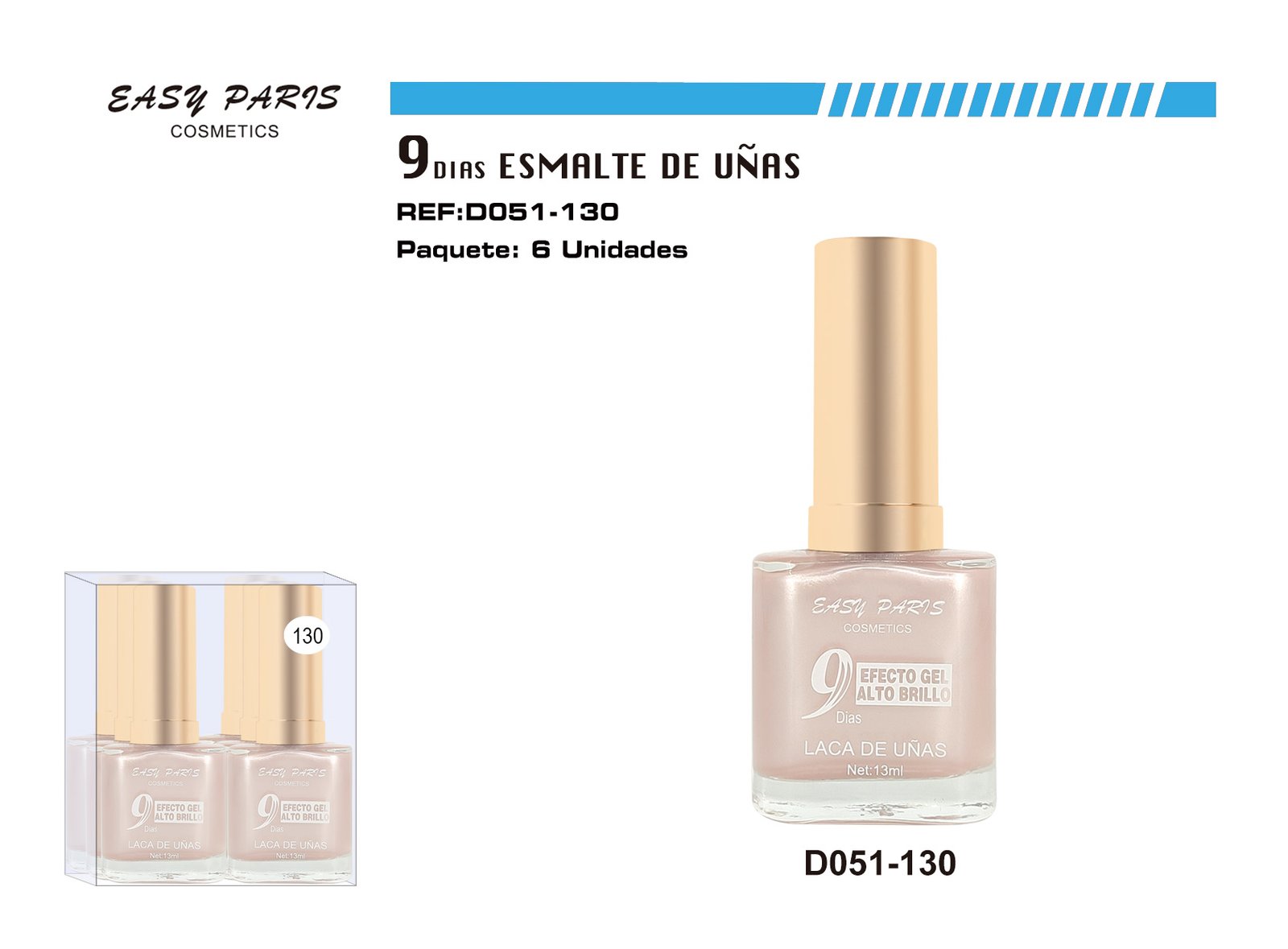 LACA DE UÑAS 9 DIAS PINK PERLA