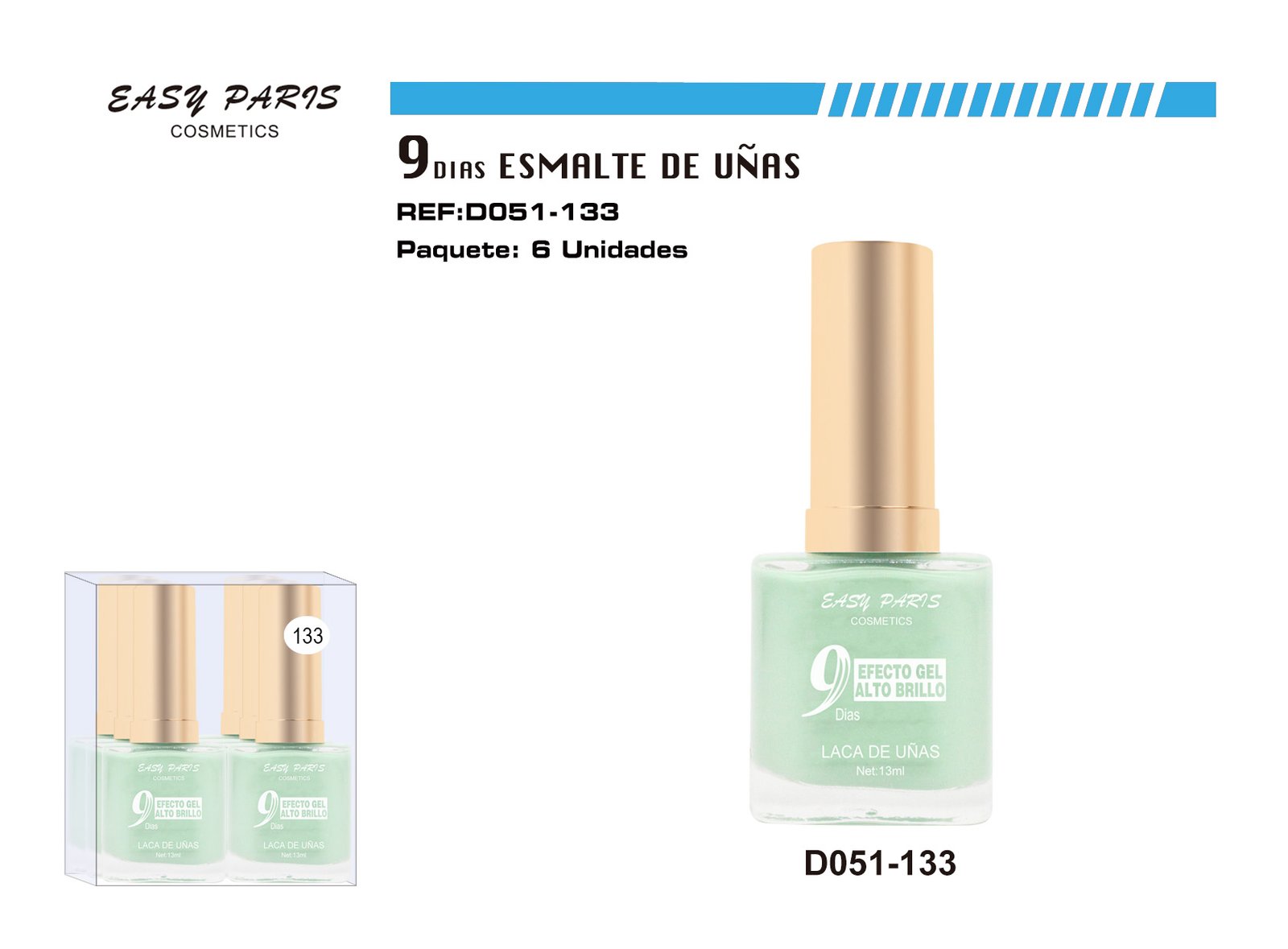 LACA DE UÑAS 9 DIAS GREEN