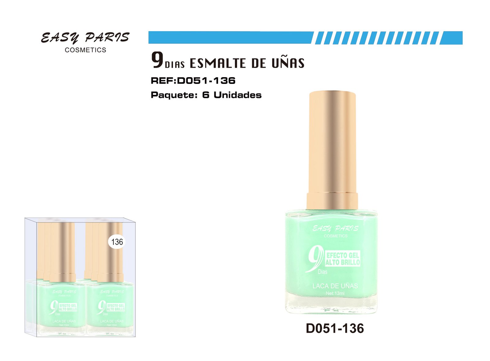 LACA DE UÑAS 9 DIAS