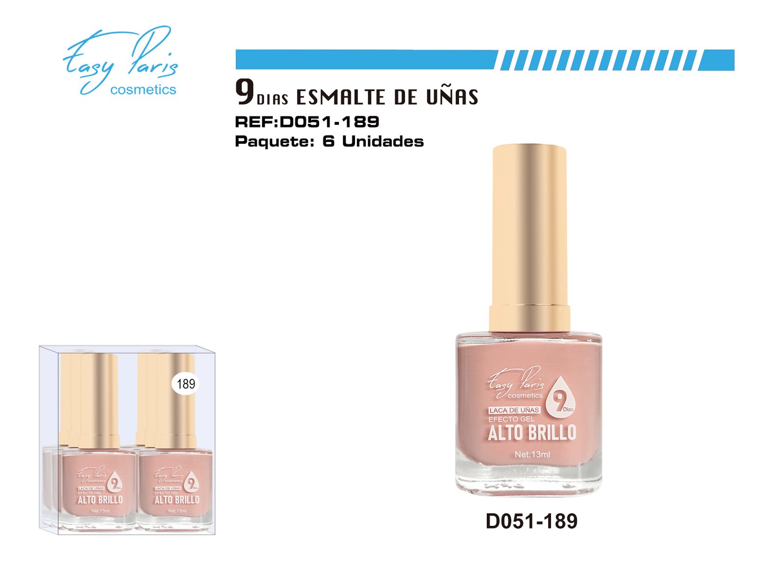 LACA DE UÑAS 9 DIAS