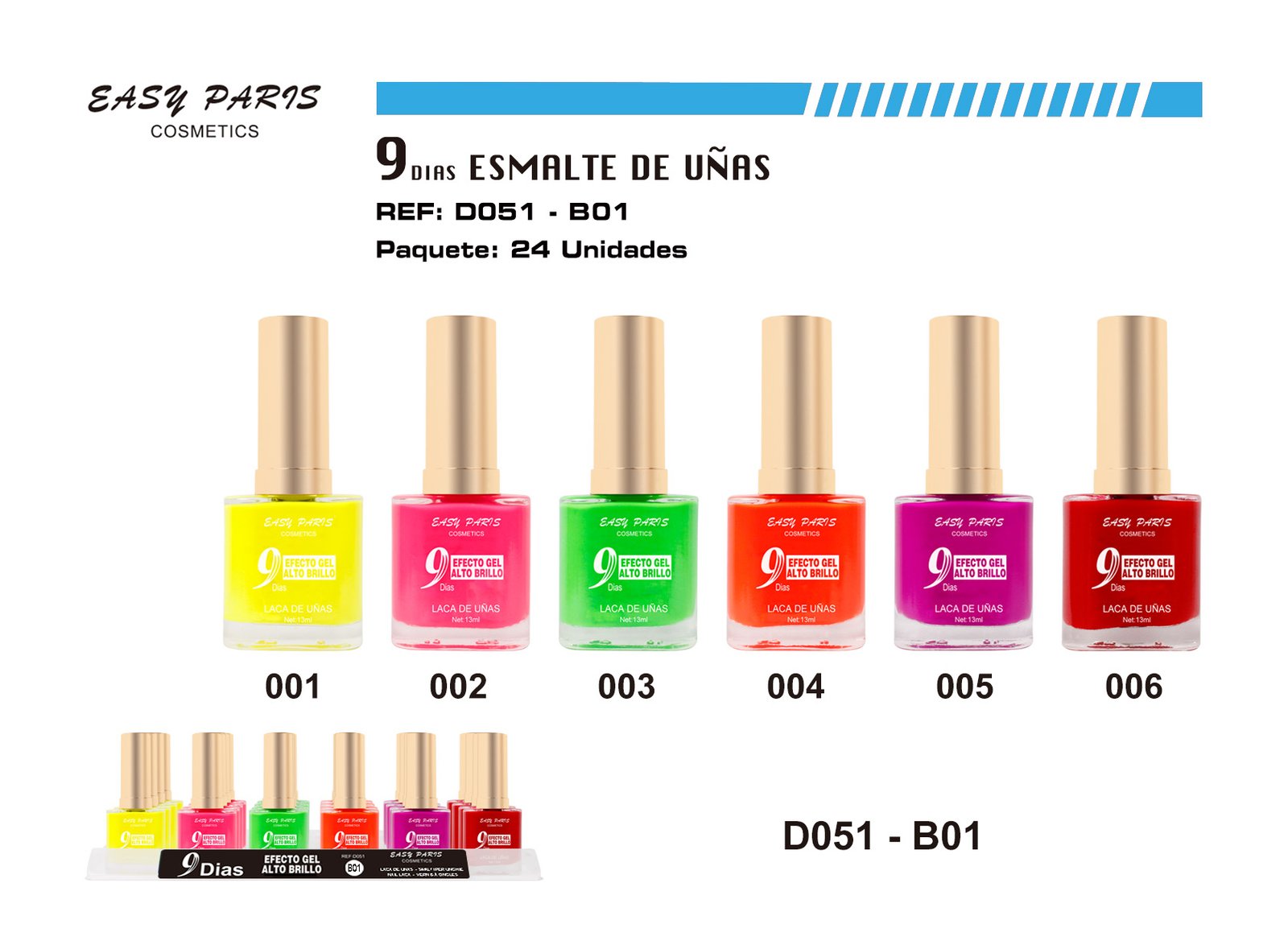 LACA DE UÑAS 9 DIAS