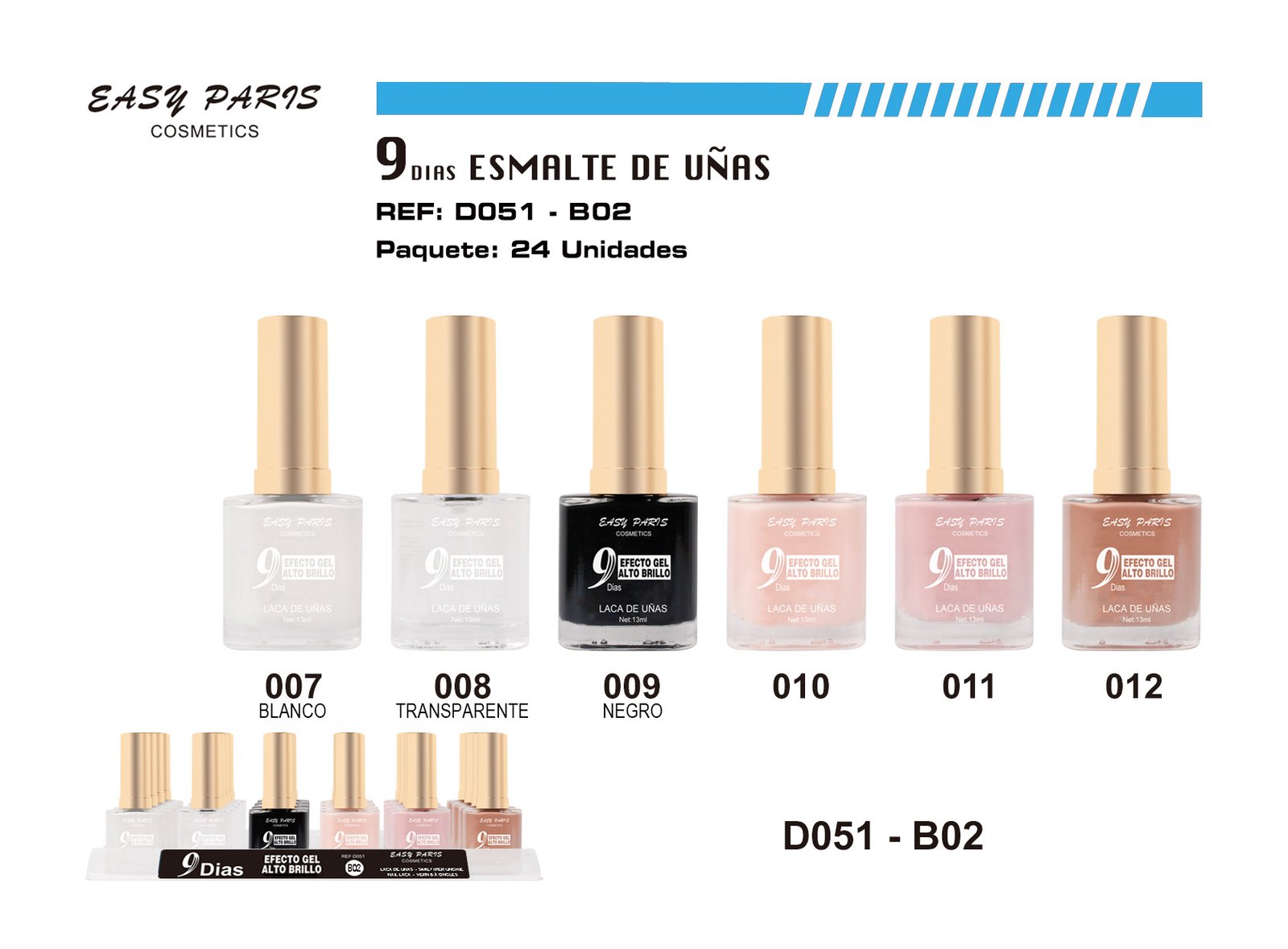 LACA DE UÑAS 9 DIAS