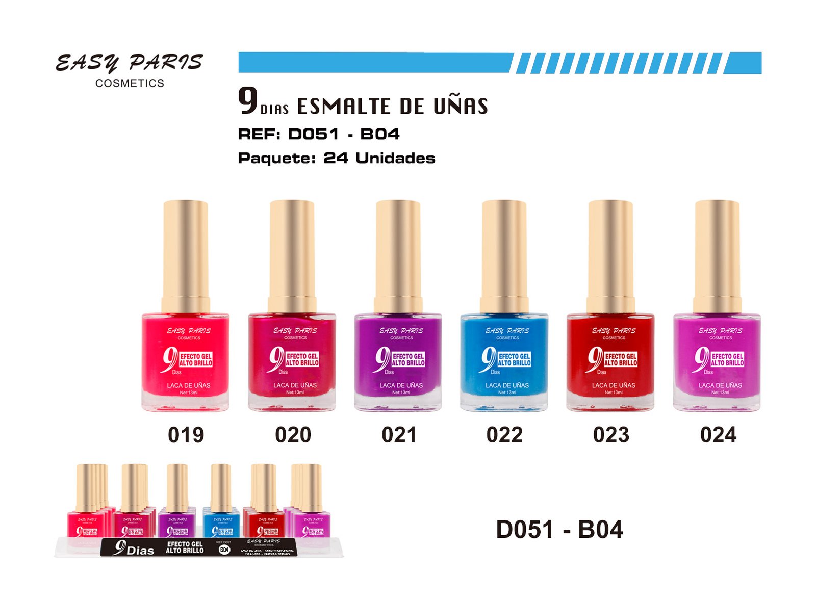 LACA DE UÑAS 9 DIAS