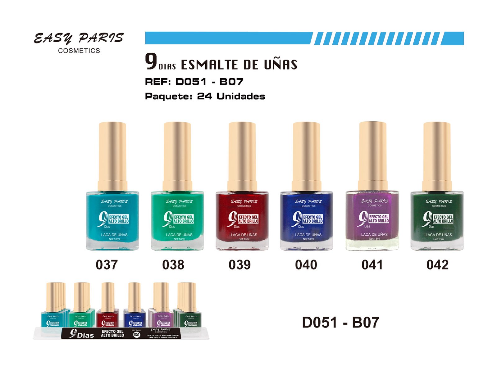 LACA DE UÑAS 9 DIAS