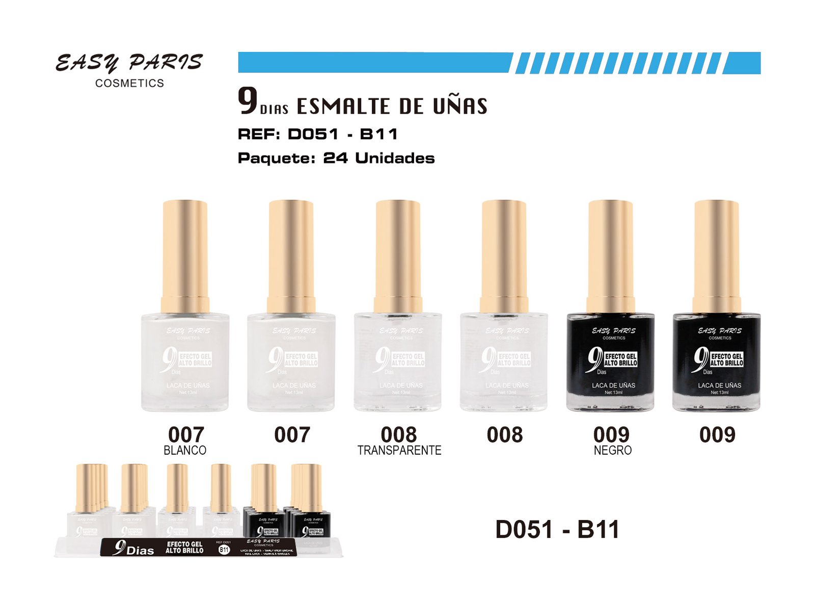 LACA DE UÑAS 9 DIAS