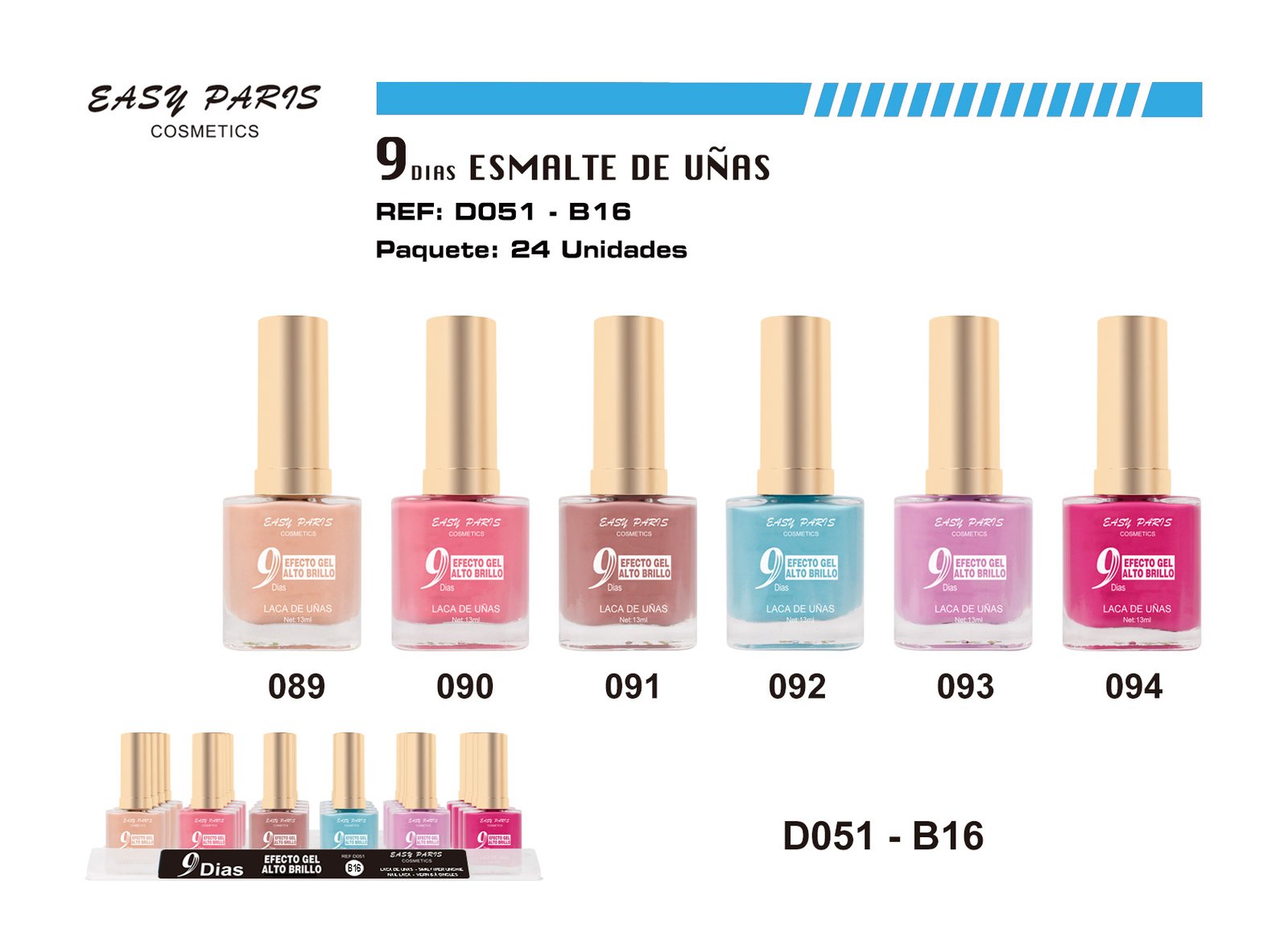 LACA DE UÑAS 9 DIAS