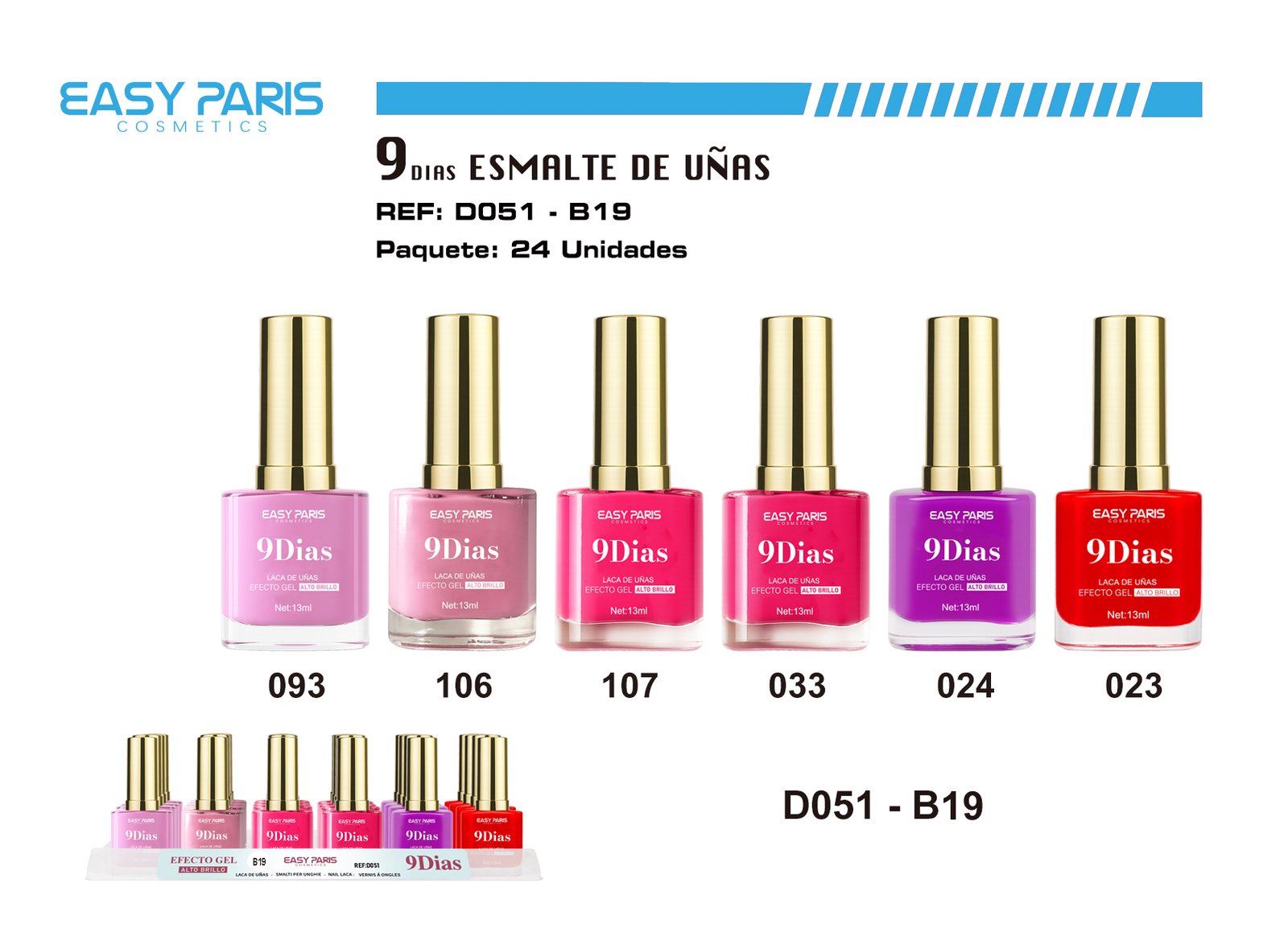 LACA DE UÑAS 9 DIAS