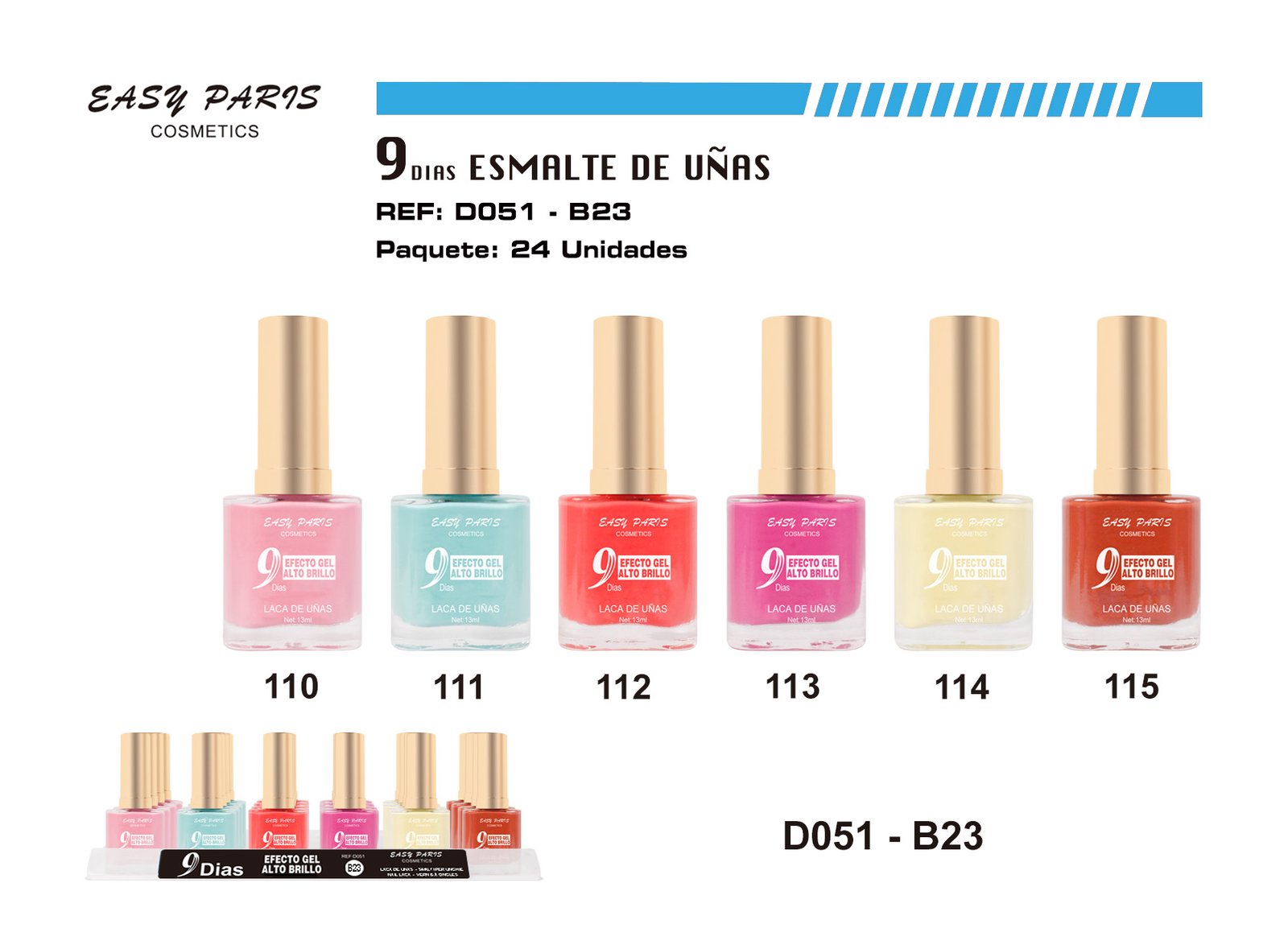 LACA DE UÑAS 9 DIAS