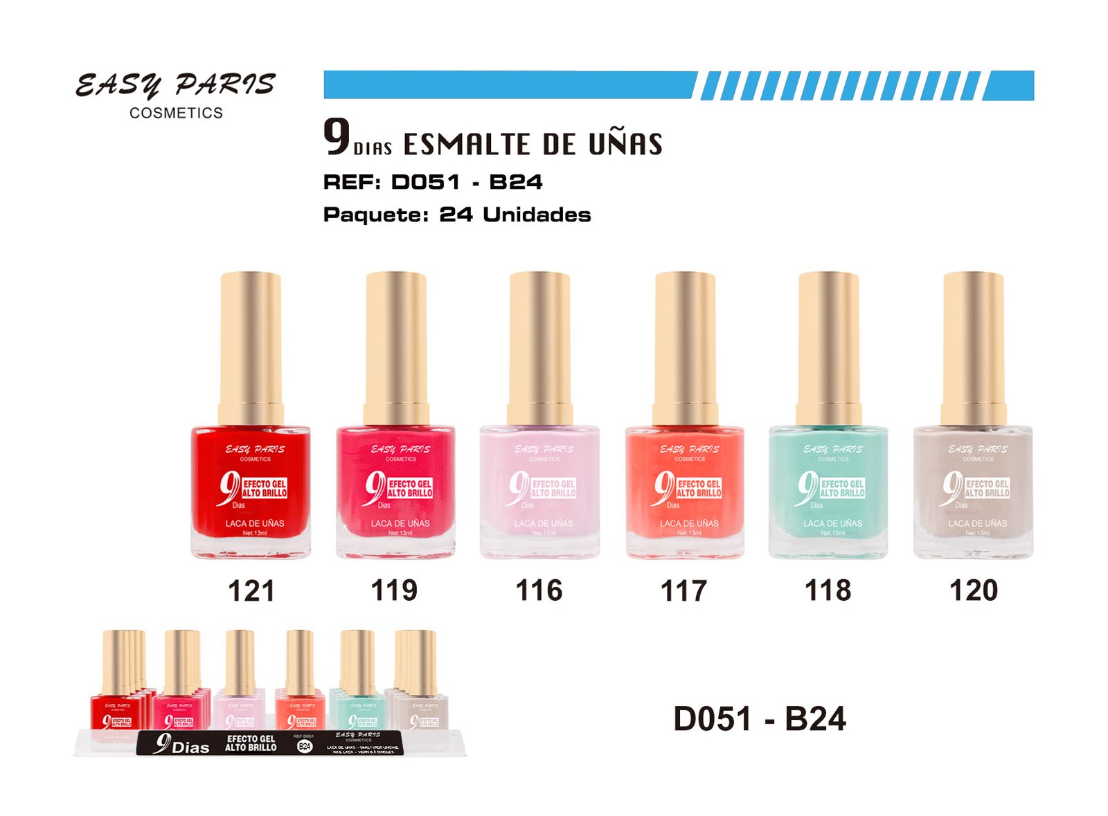 LACA DE UÑAS 9 DIAS