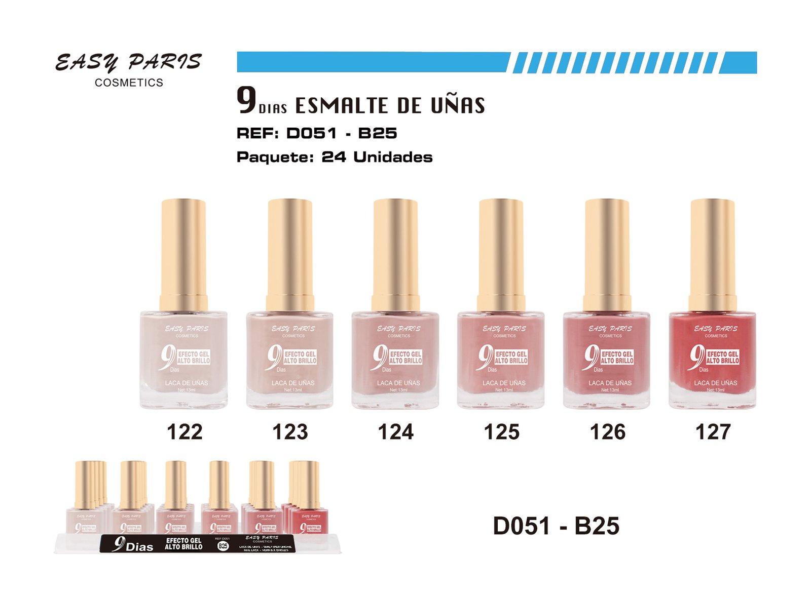 LACA DE UÑAS 9 DIAS