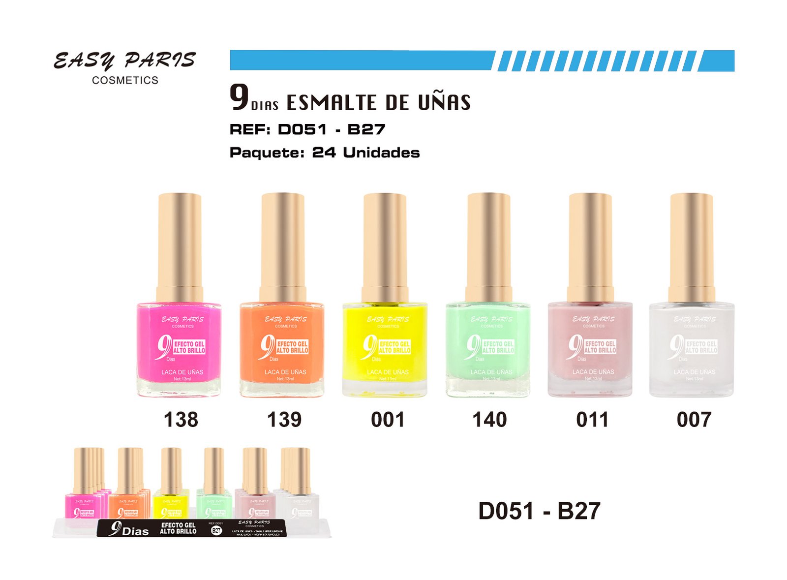 LACA DE UÑAS 9 DIAS
