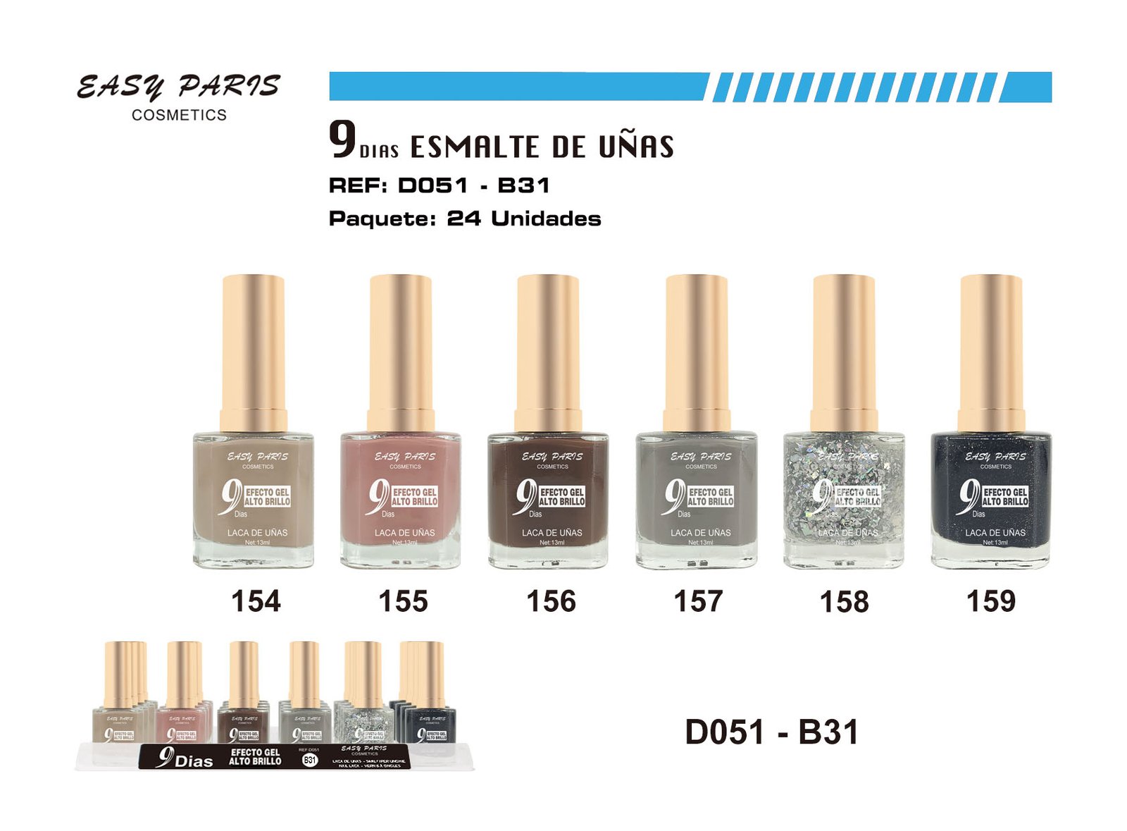 LACA DE UÑAS 9 DIAS