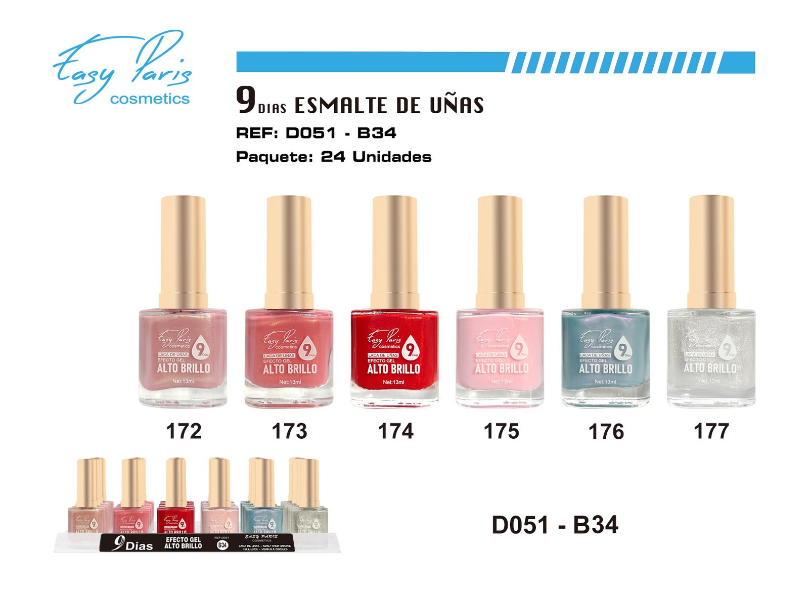 LACA DE UÑAS 9 DIAS