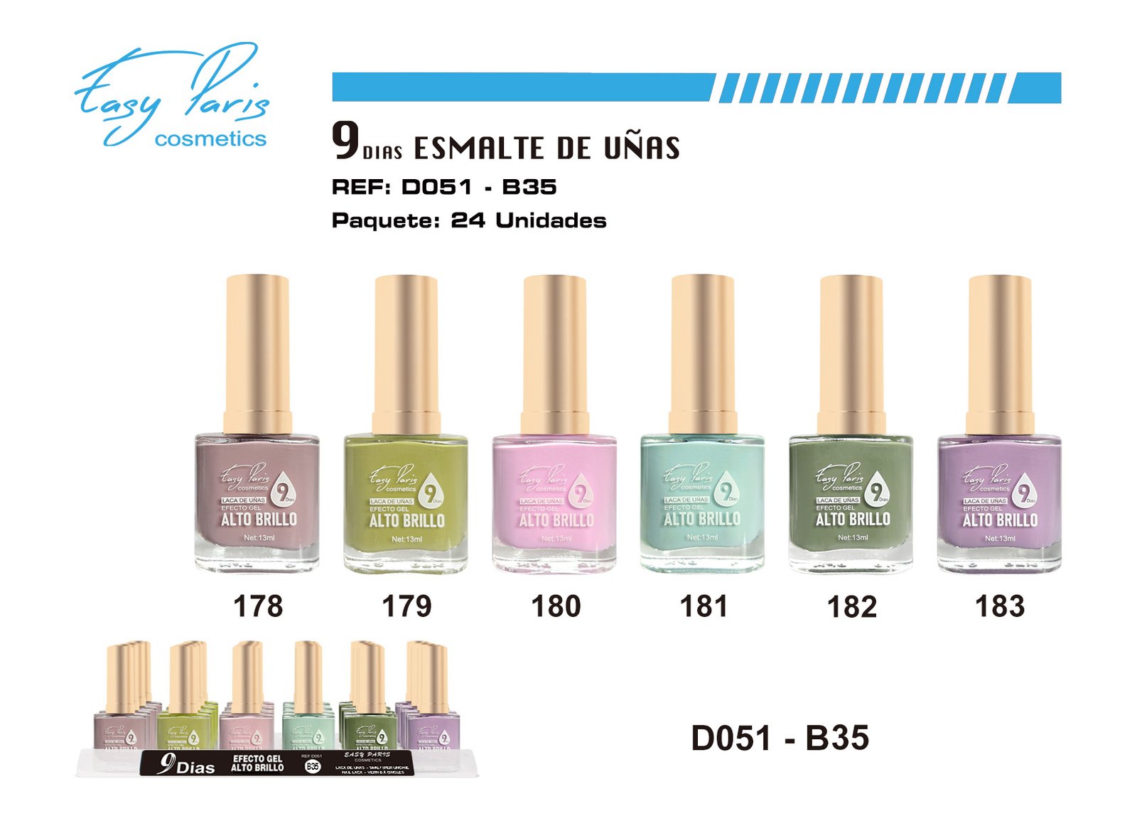 LACA DE UÑAS 9 DIAS