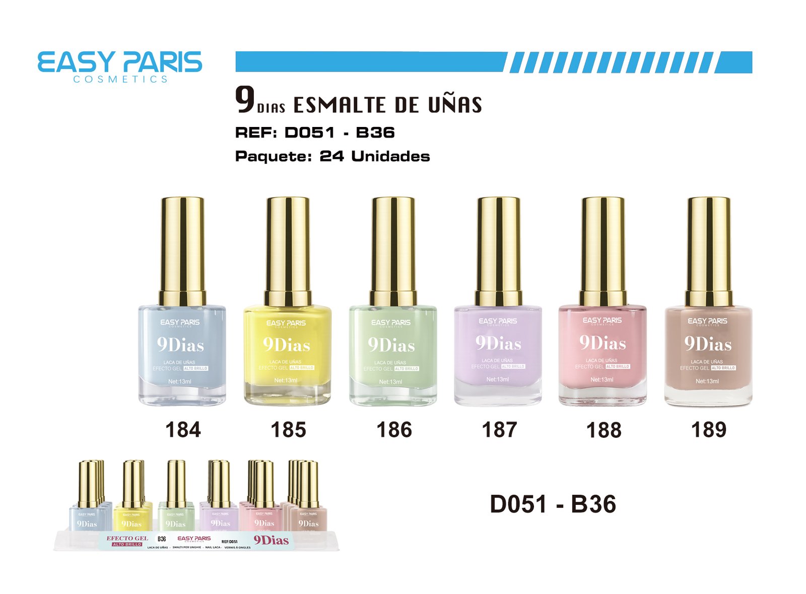 LACA DE UÑAS 9 DIAS