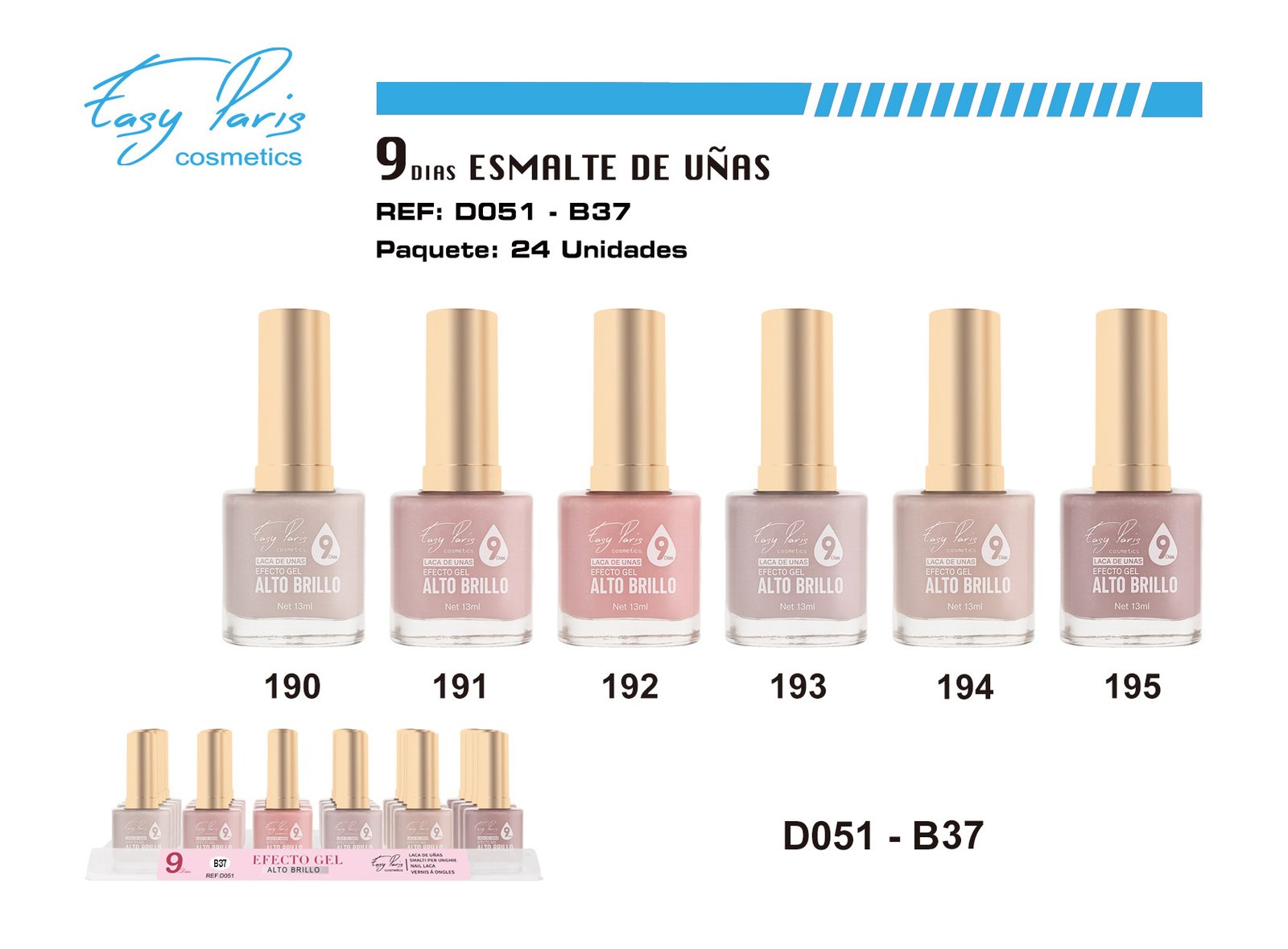 LACA DE UÑAS 9 DIAS
