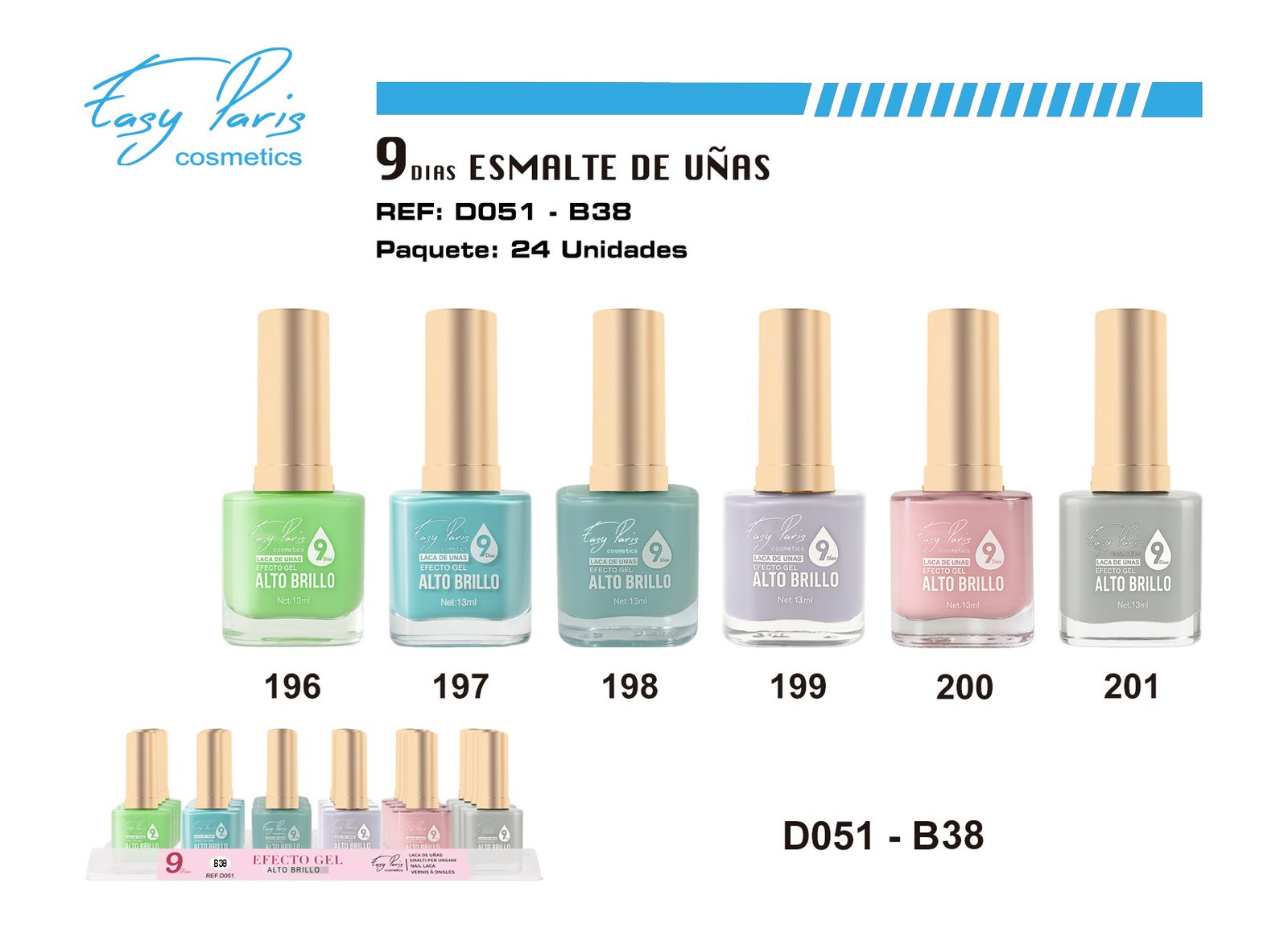 LACA DE UÑAS 9 DIAS