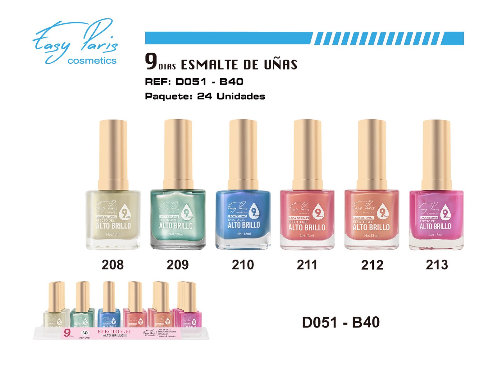 LACA DE UÑAS 9 DIAS
