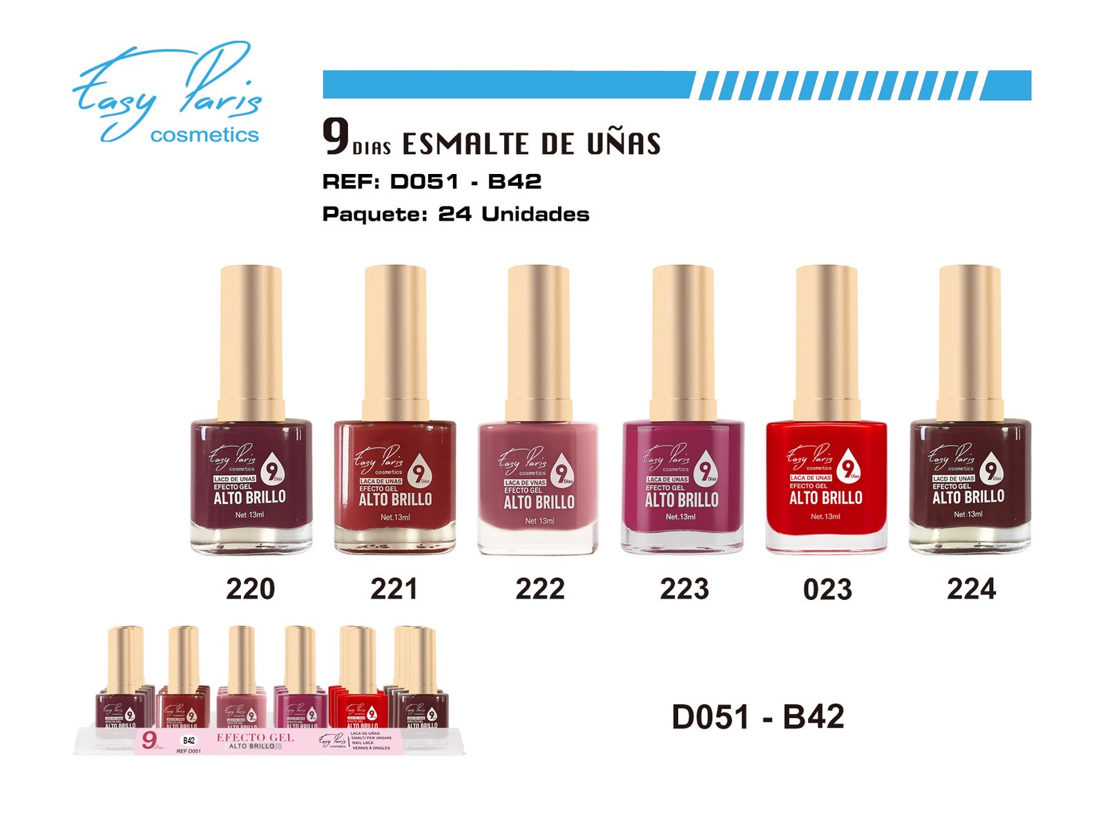 LACA DE UÑAS 9 DIAS