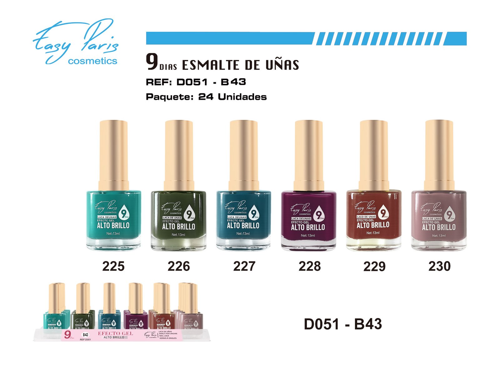 LACA DE UÑAS 9 DIAS
