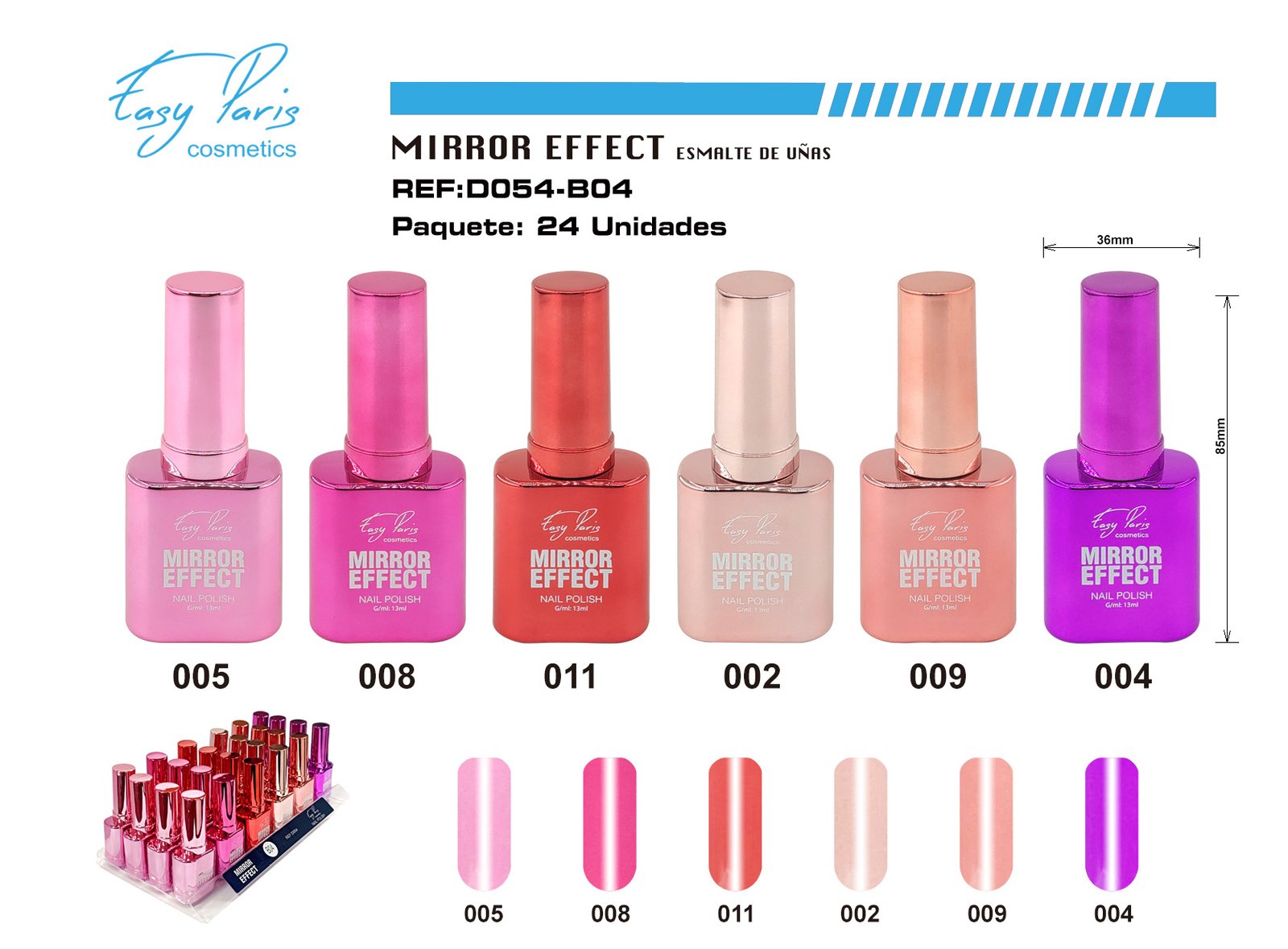 LACA DE UÑAS EFECTO ESPEJO