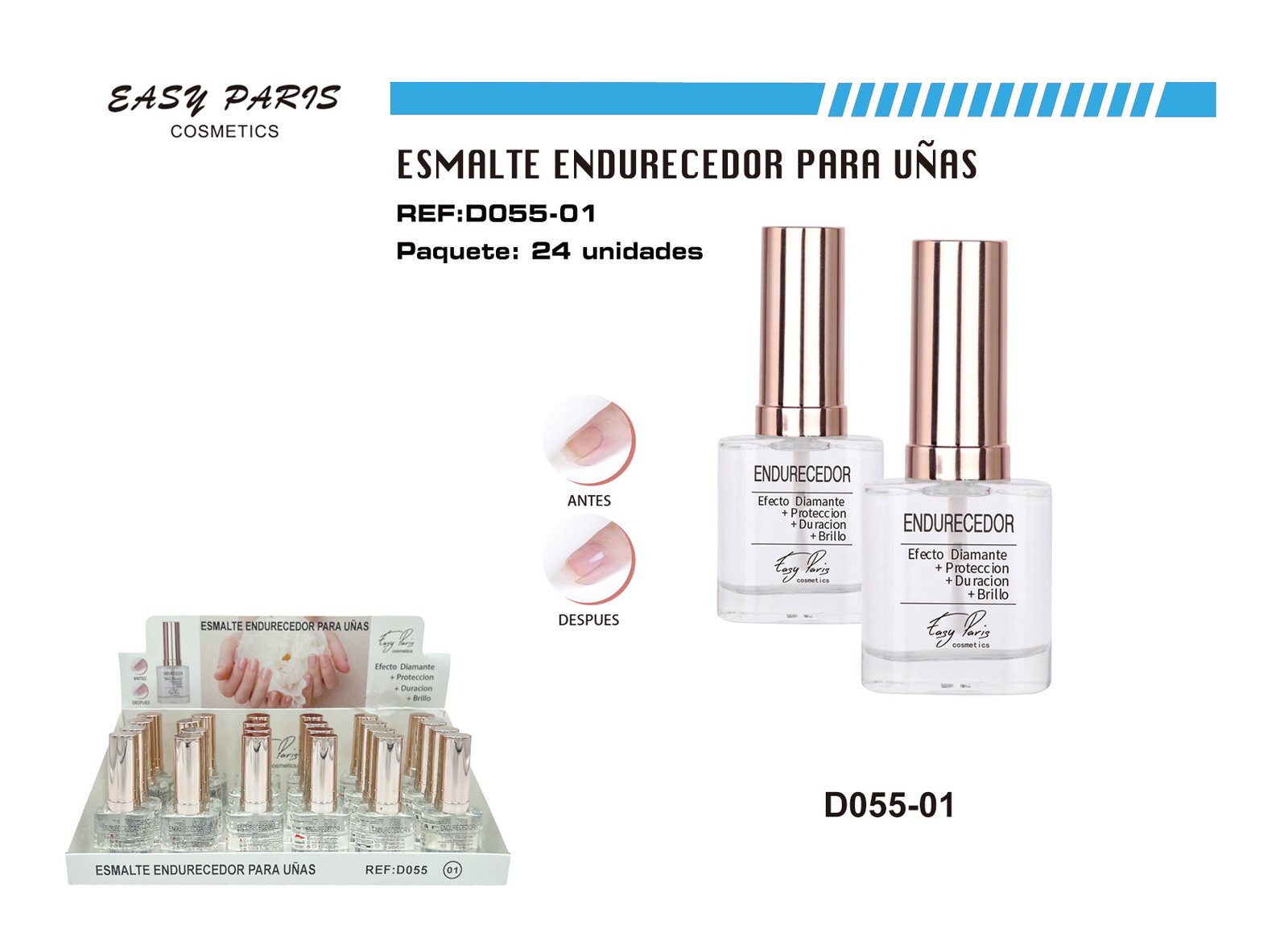 ENDURECEDOR DE UÑAS EASY PARIS