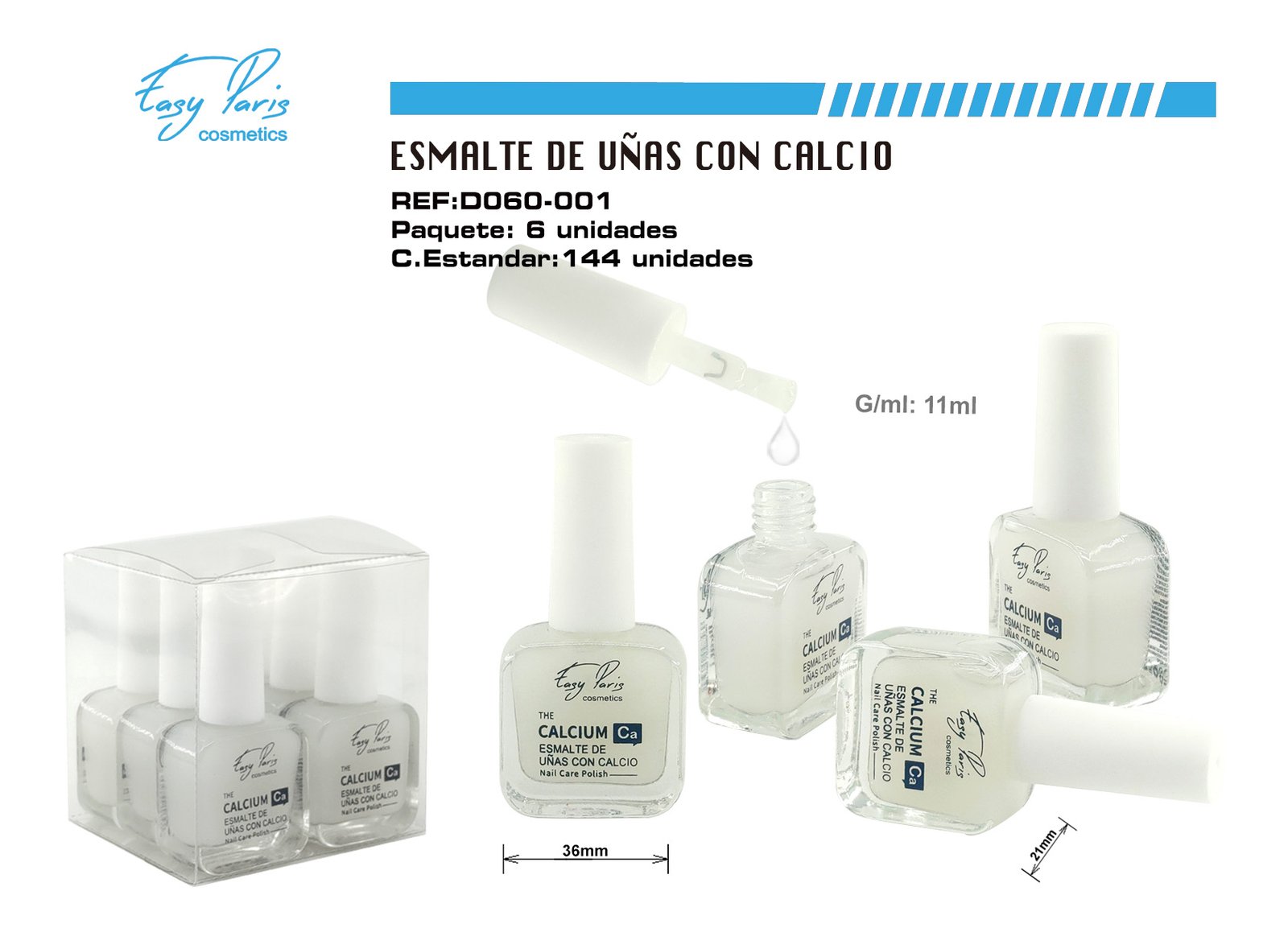 LACA DE UÑAS C/CALCIO