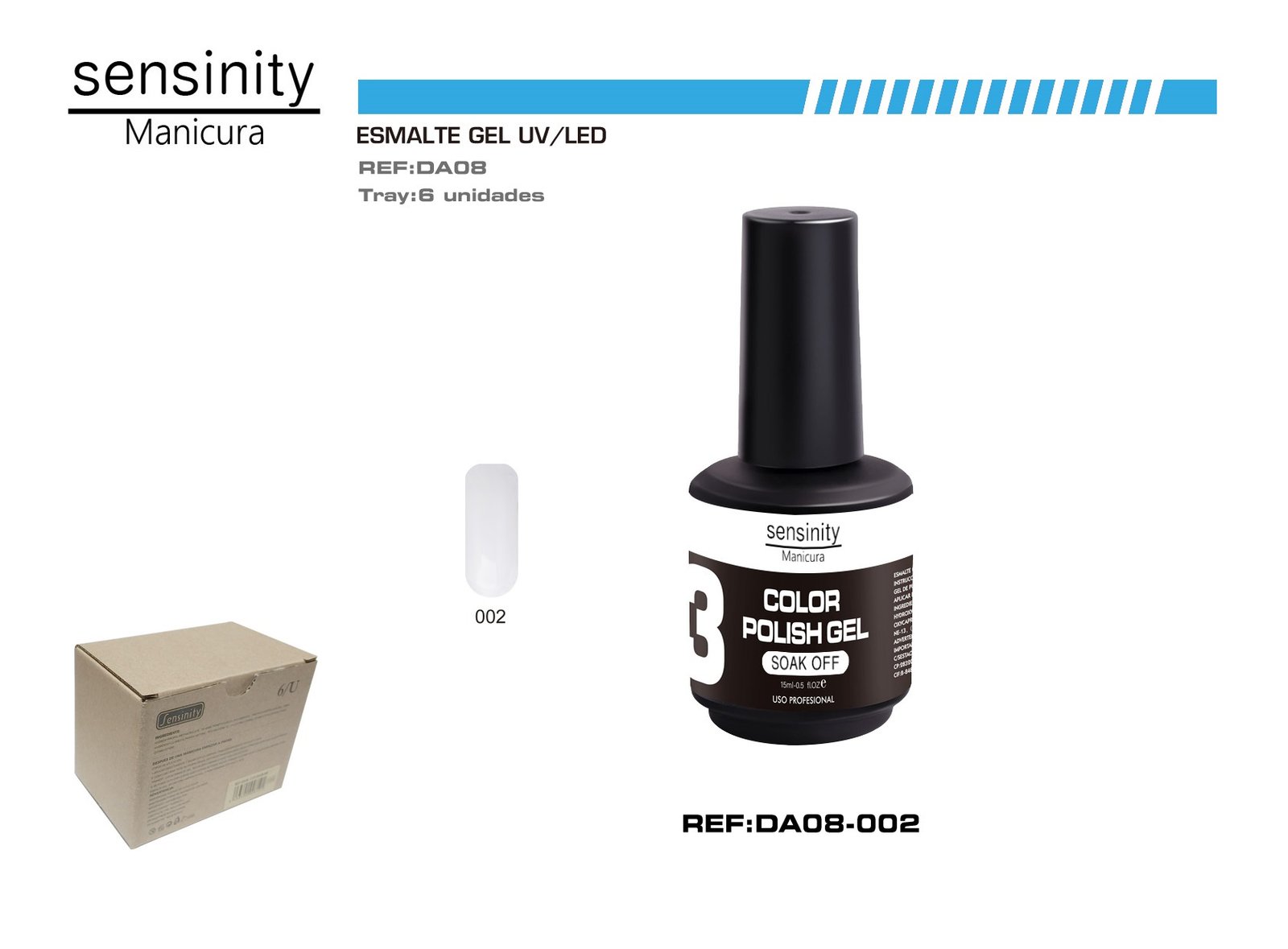 ESMALTE GEL BLANC UV/LED USO PROFESIONAL