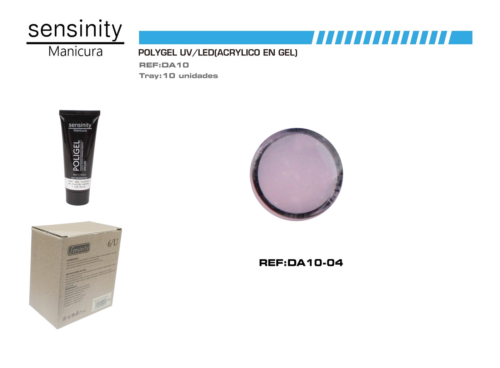 SENSINITY POLIGEL 30ML MORADO