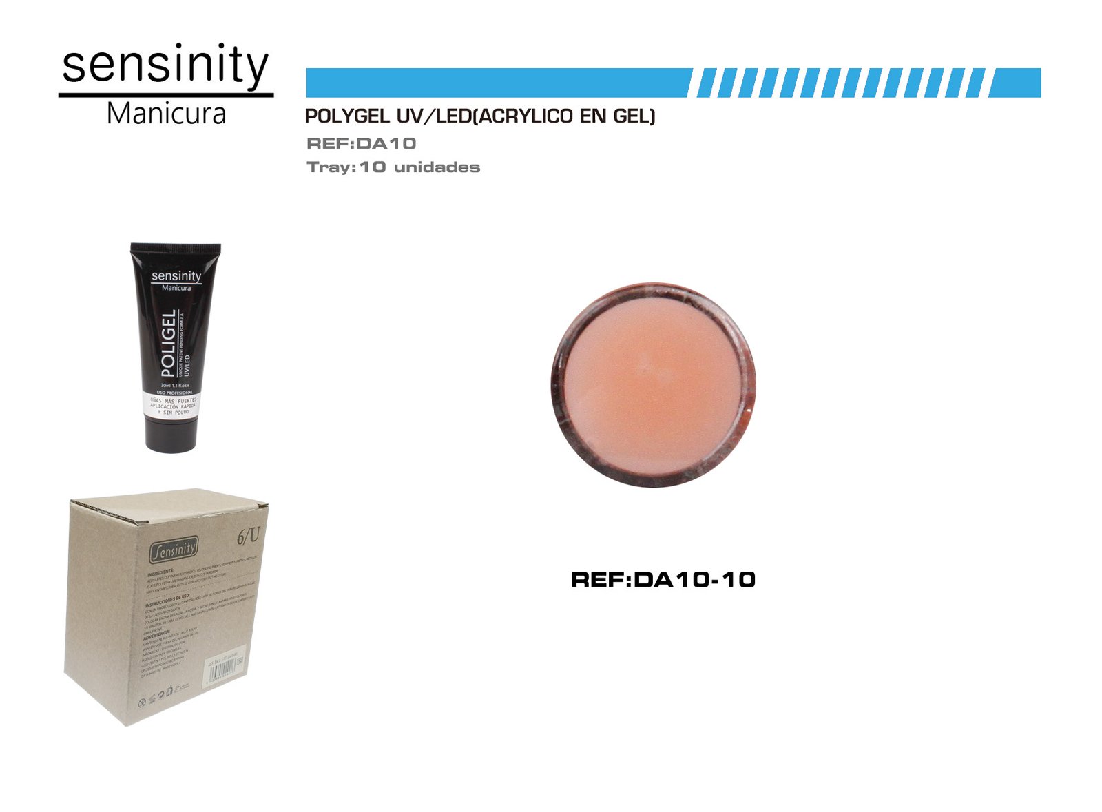 SENSINITY POLIGEL 30ML MARRON MAQUILLAJE