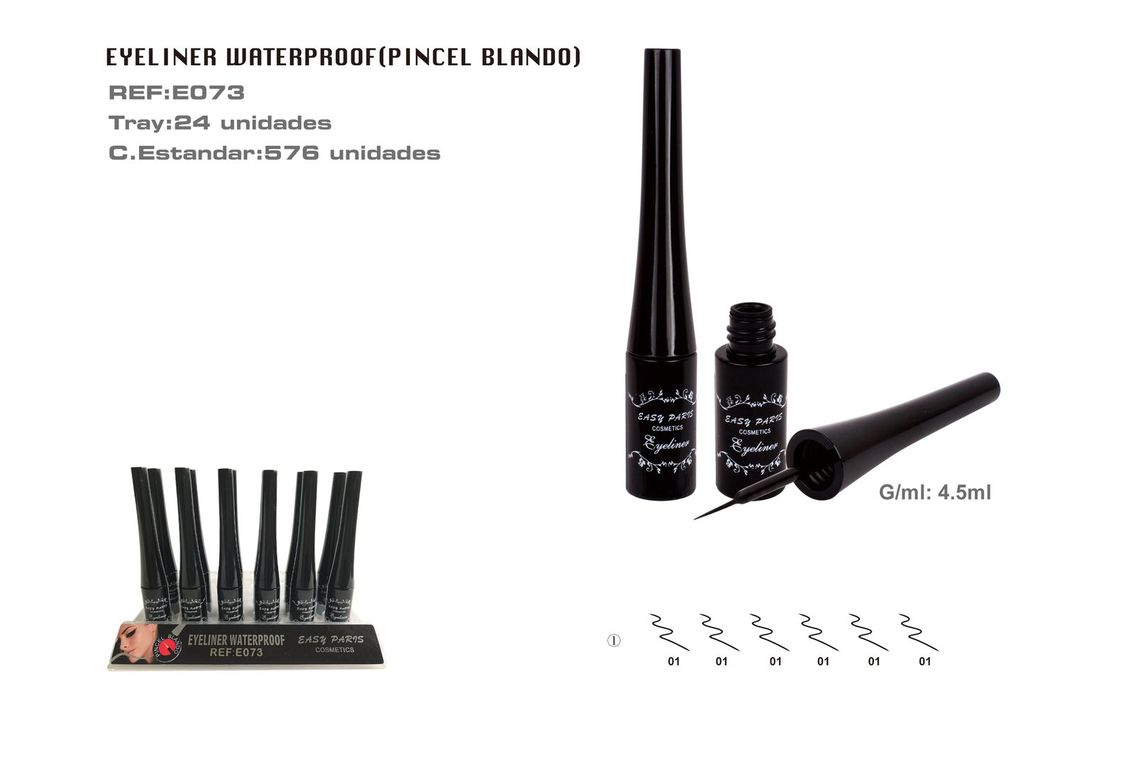 NO VENDER EYELINER WATERPROOF EASY PARIS