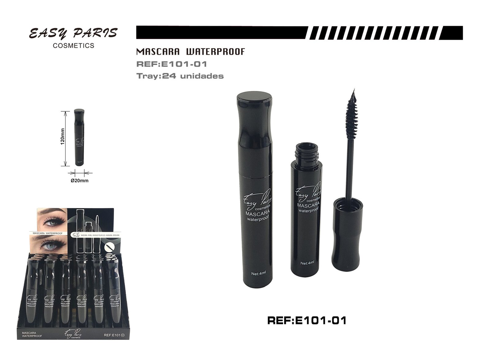 MASCARA DE PESTAÑAS WATERPROOF