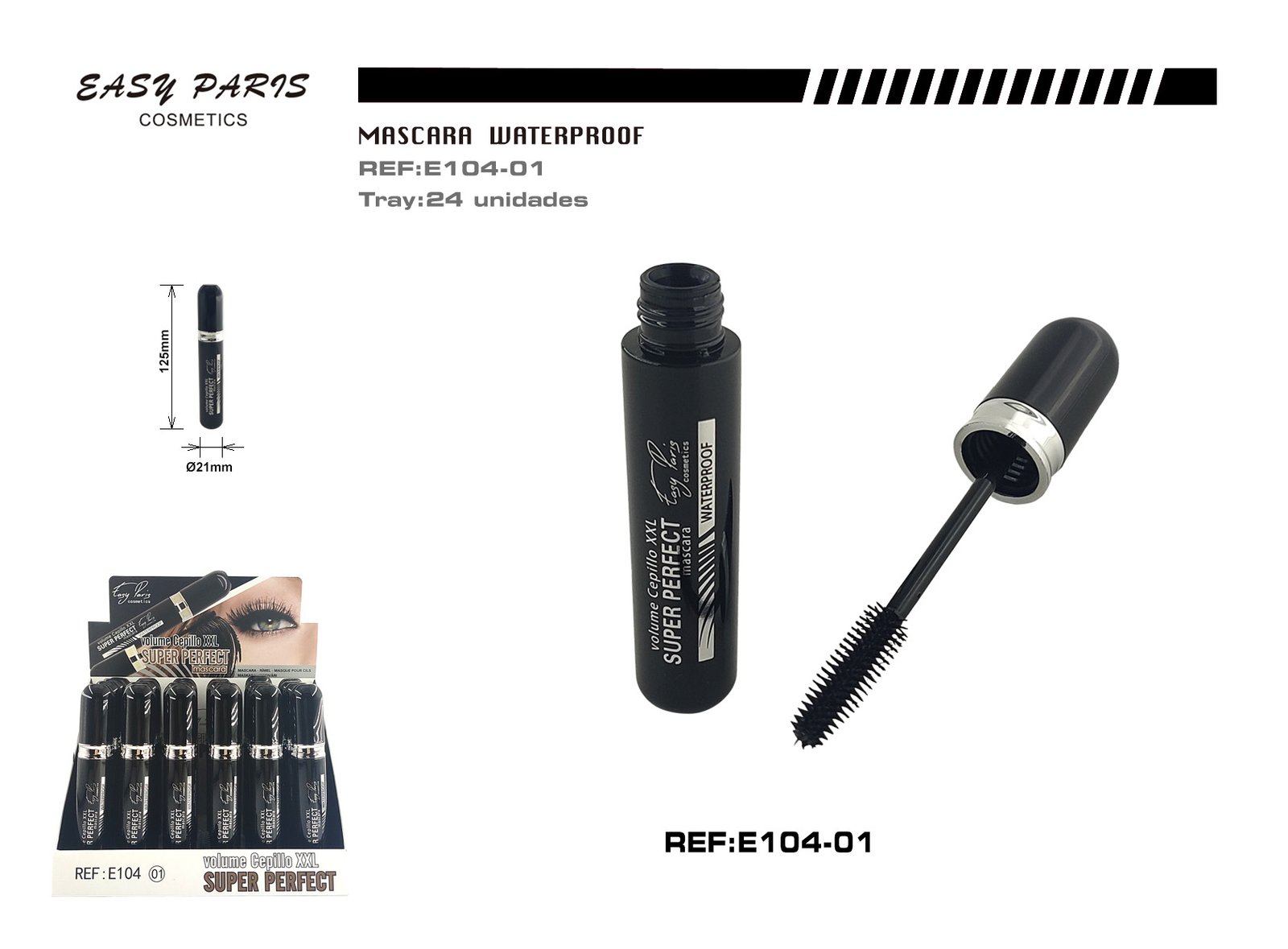 MASCARA DE PESTAÑAS VOLUME XXL