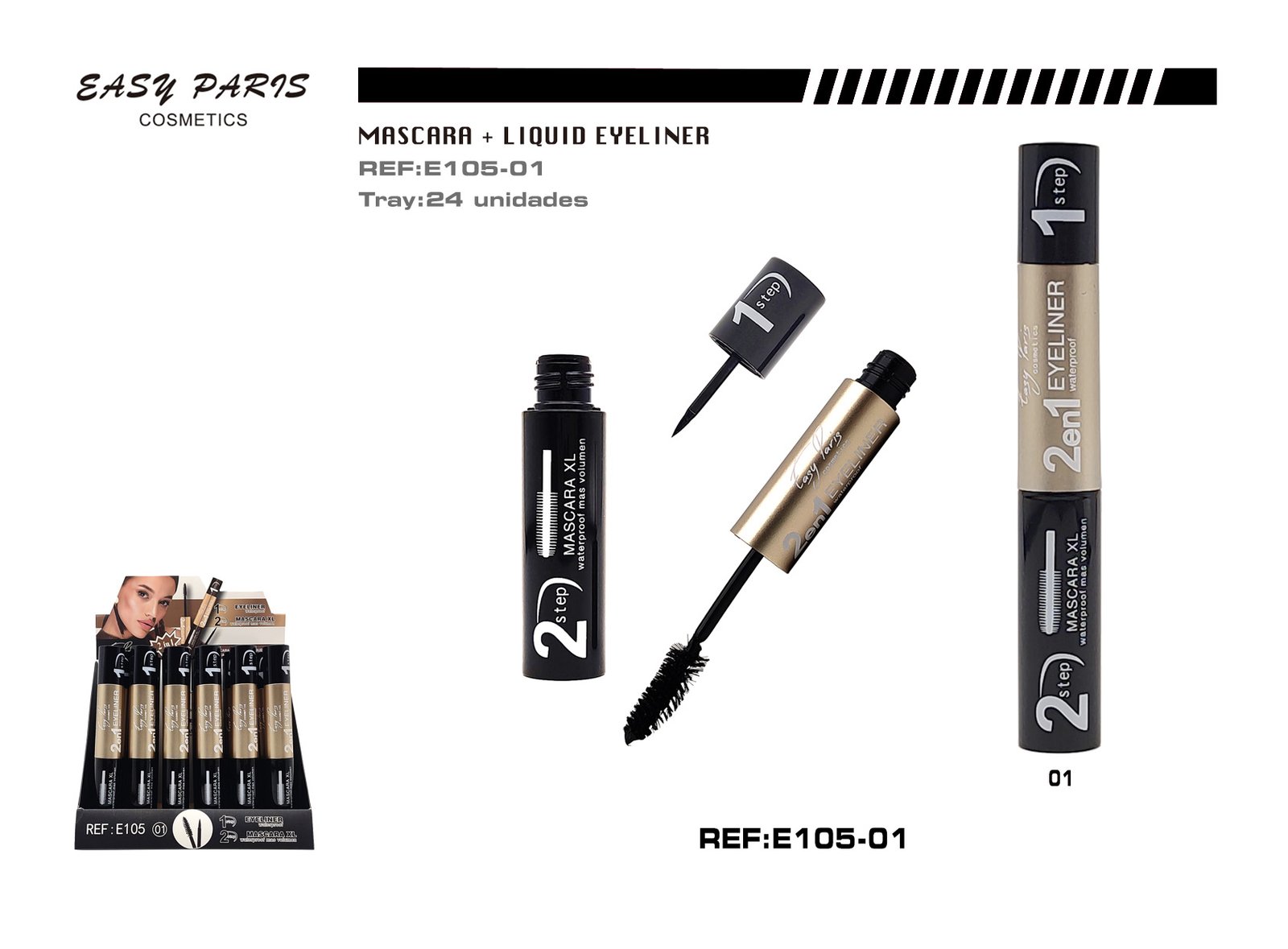 MASCARA PESTAÑAS+LIQ.EYELINER