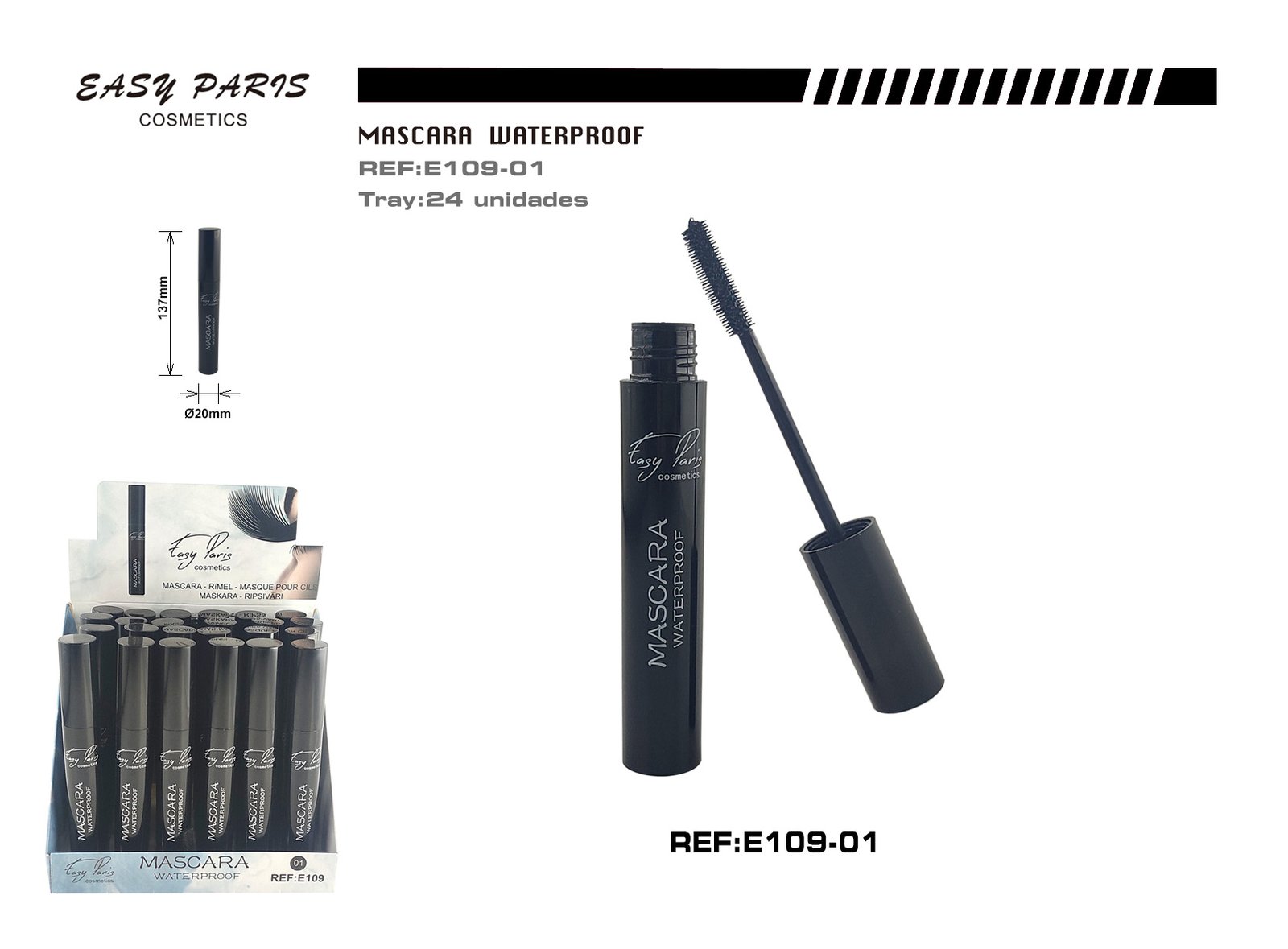 MASCARA DE PESTAÑAS WATERPRROF