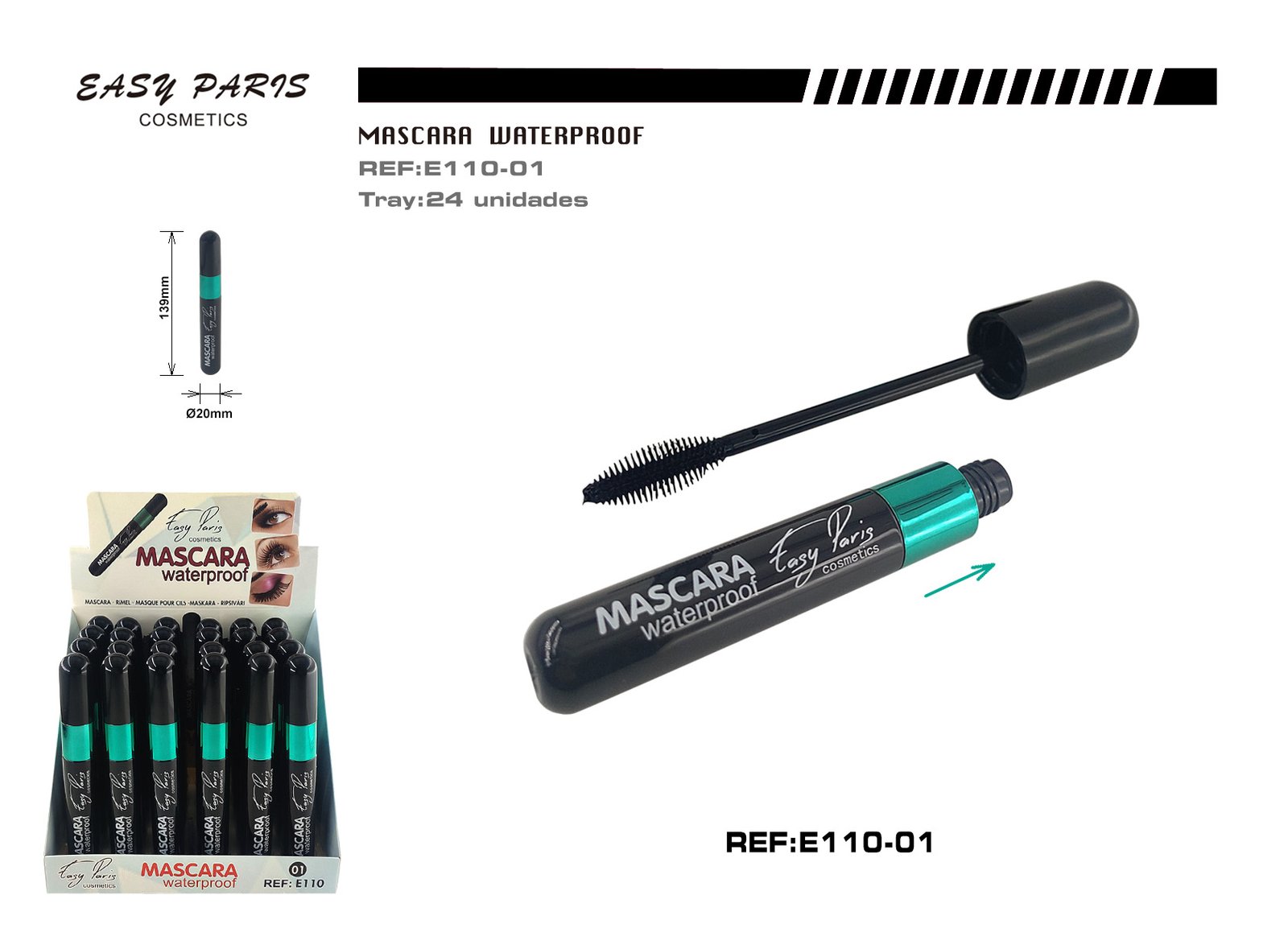 MASCARA DE PESTAÑAS WATERPRROF