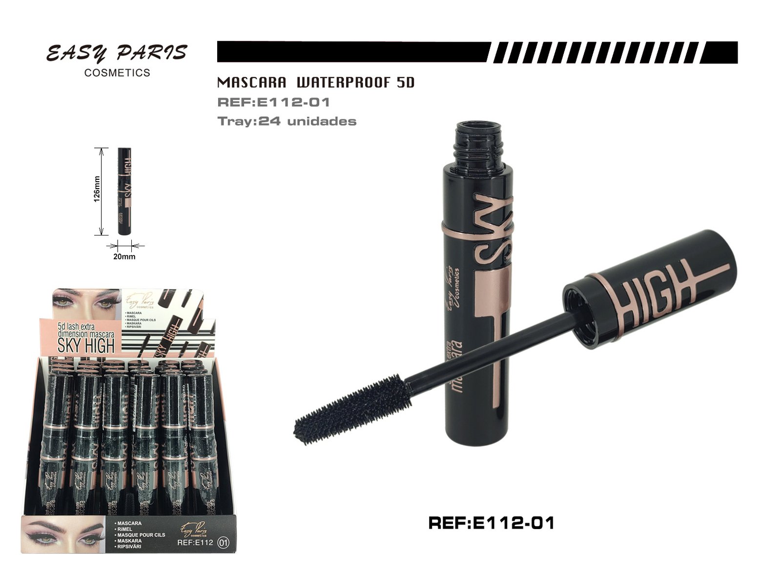 MASCARA DE PESTAÑAS WATERPROOF