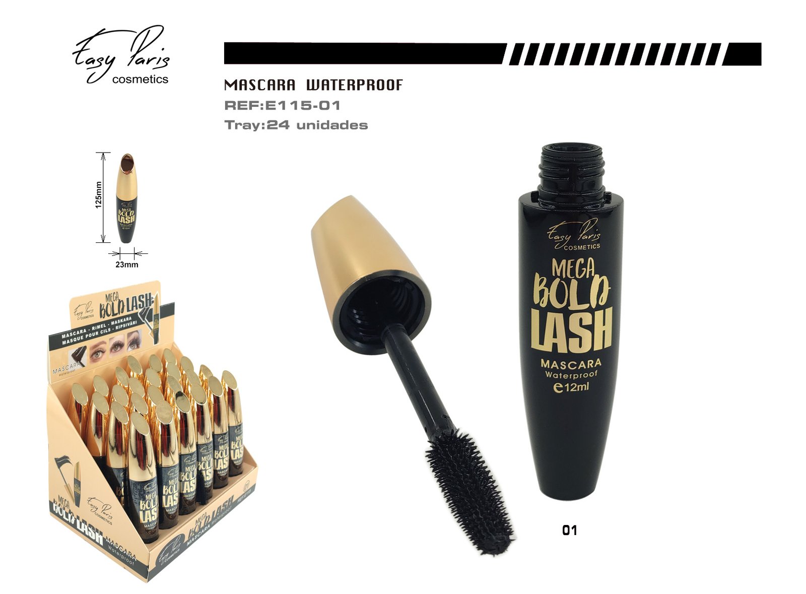 MASCARA NEG.MEGA BOLA LASH
