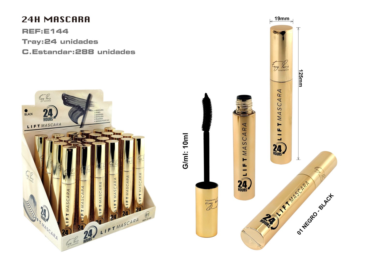 MASCARA PESTAÑAS FIT 24H