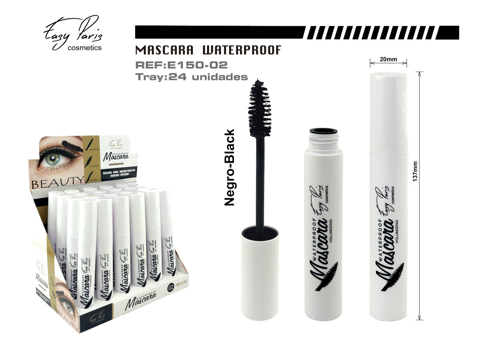 MASCARA VOLUMIZING NEG.24/U