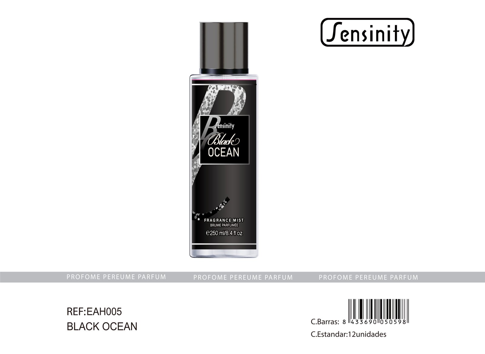 BLACK OCEAN BRUME 250ML