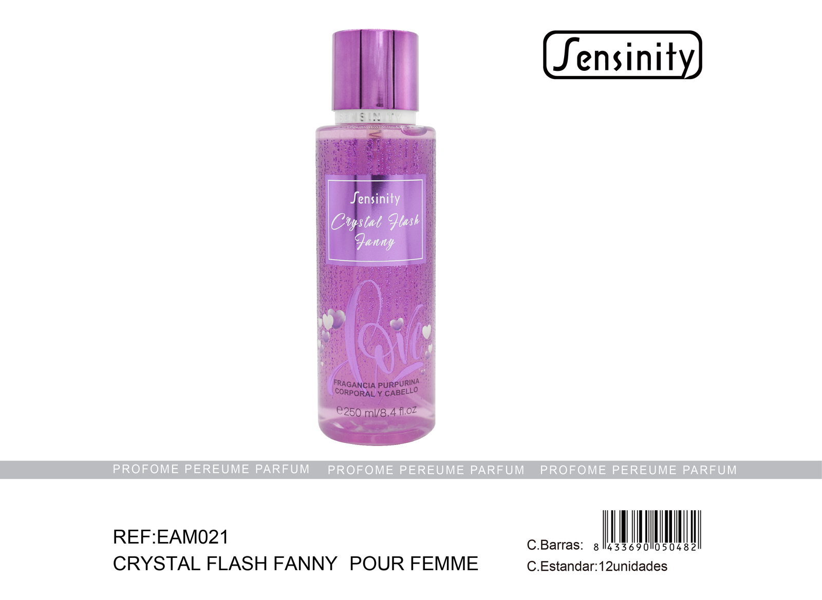 CRYSTAL FLASH FANNY BODY Y HAIR