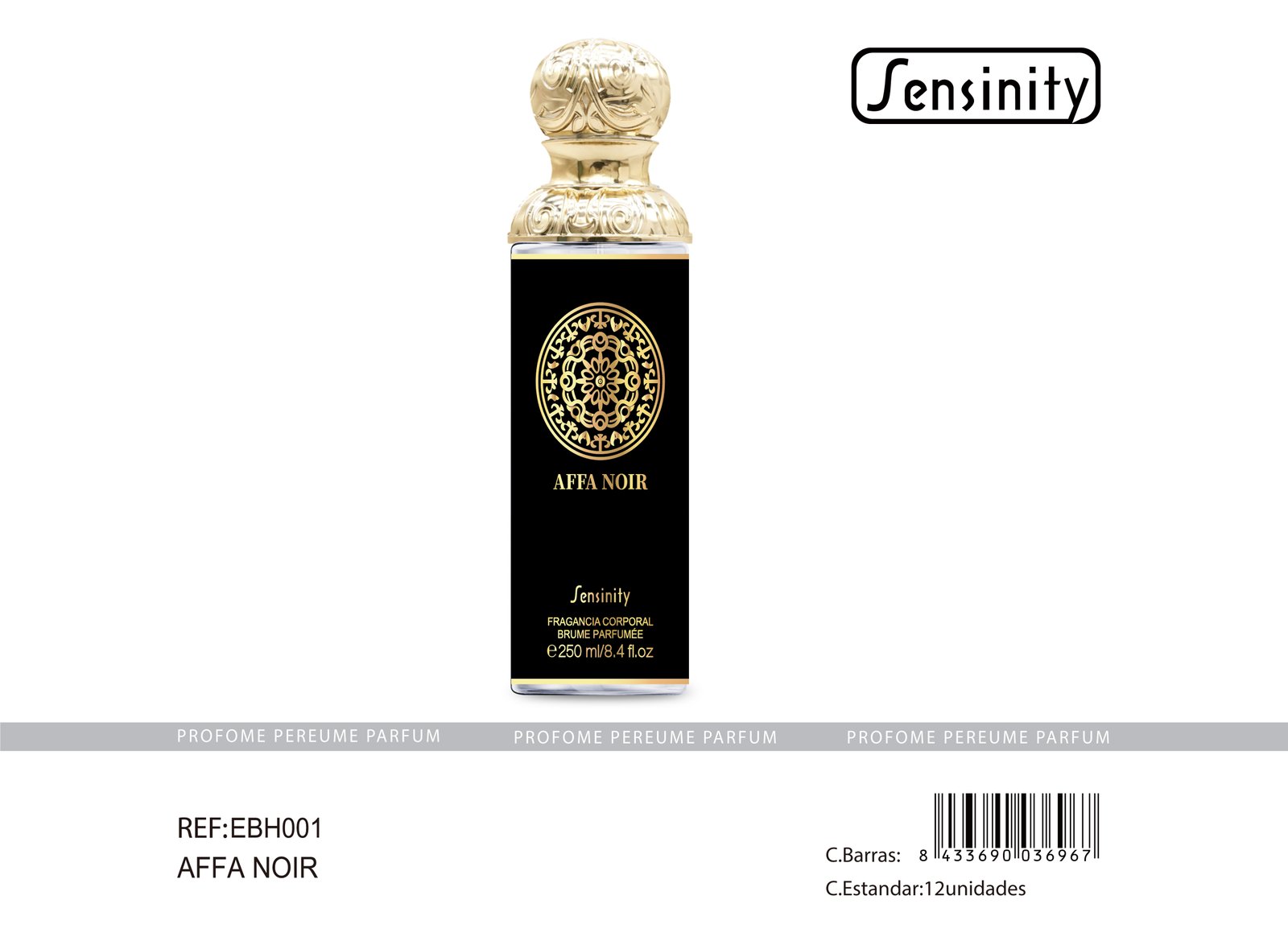 AFFA NOIR BRUME HOMME 250ML