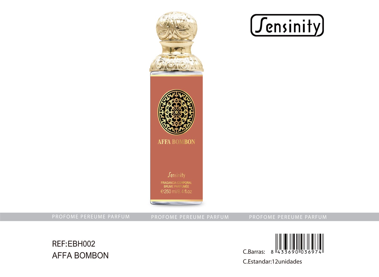 AFFA BOMBON BRUME HOMME 250ML