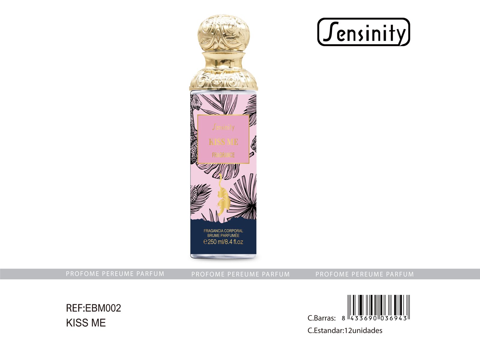 KISS ME BRUME FEMME 250ML
