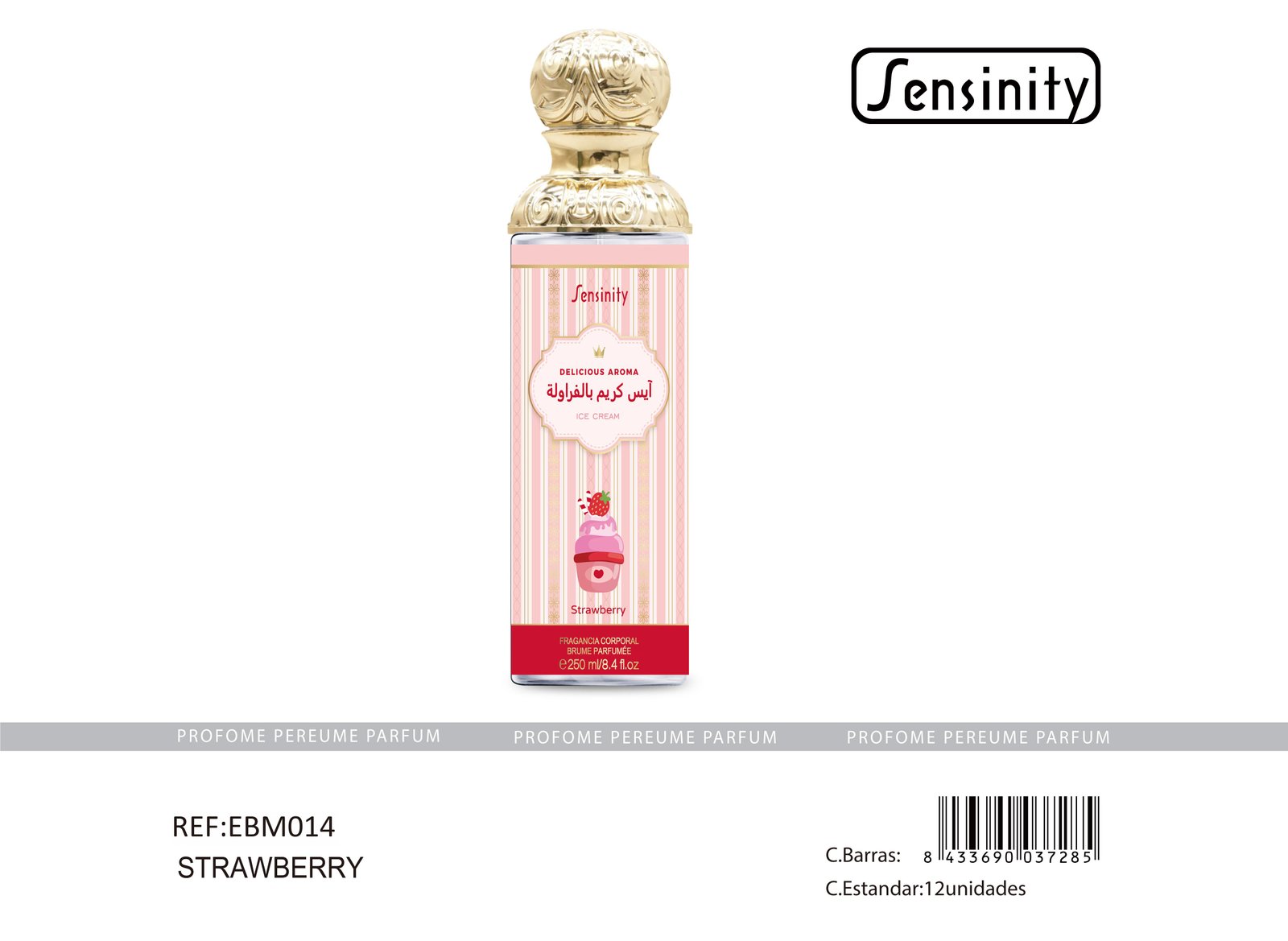 ICE CREAM STRAWBERRY BRUME