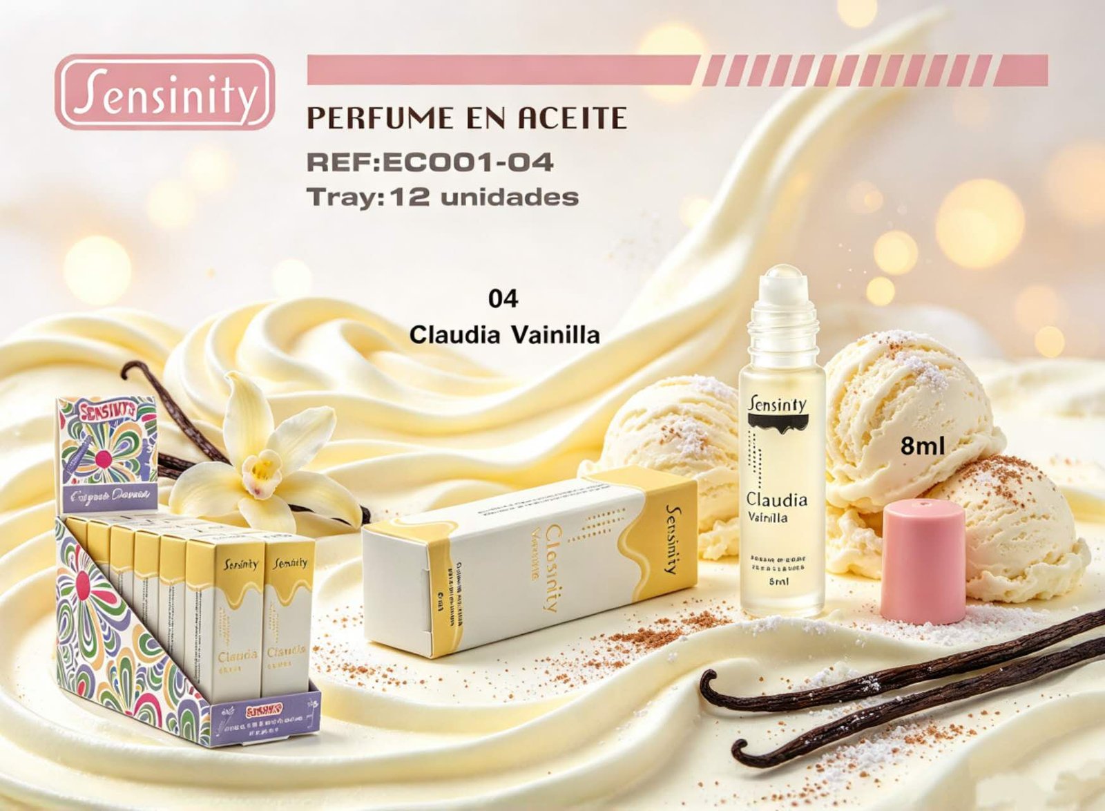 CLAUDIA VAINILLA PURE OIL PERFUME