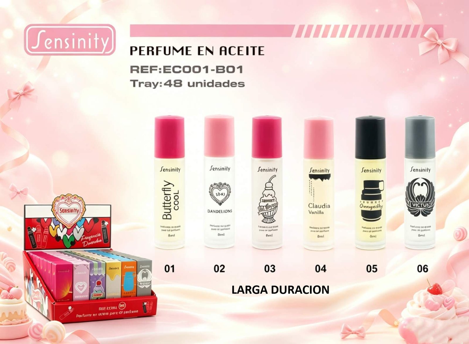 ESENCIA PURE OIL PERFUME LARGA DURACION
