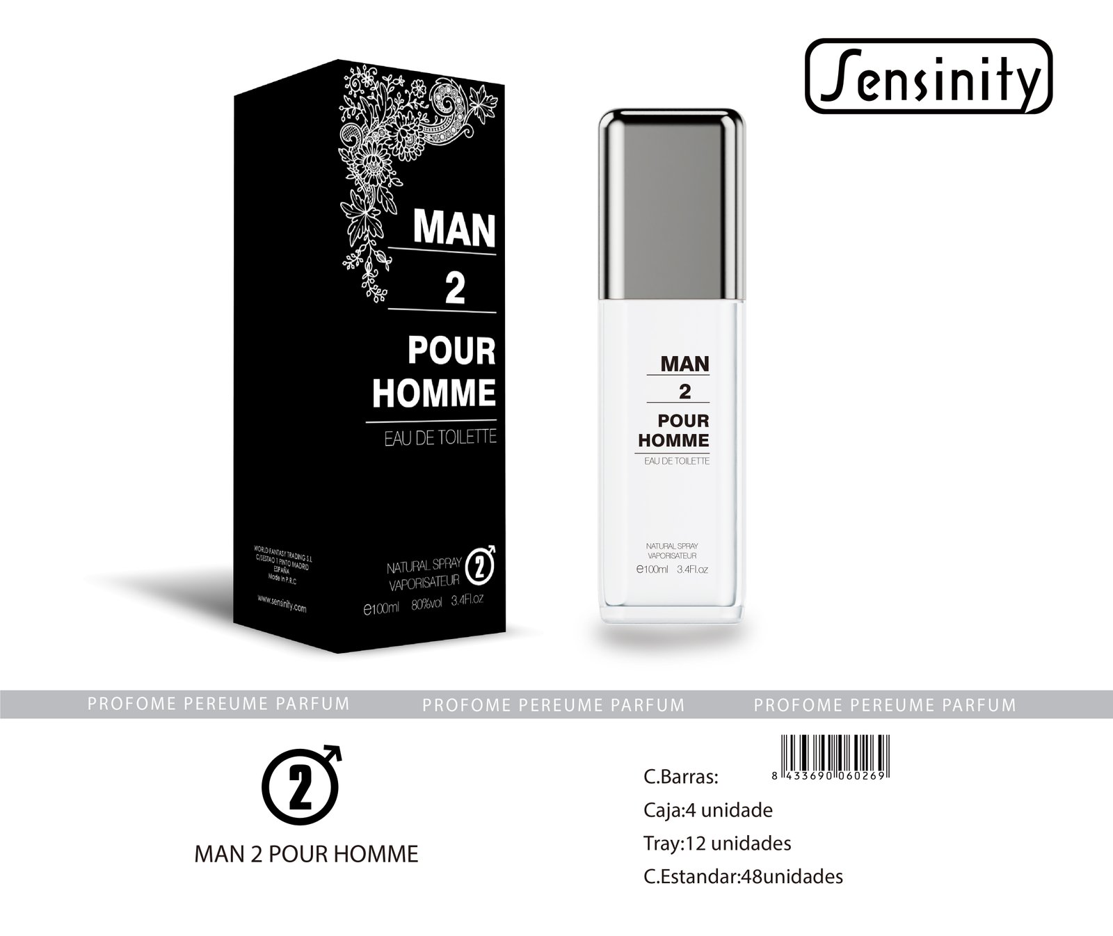 MAN 2 POUR HOMME